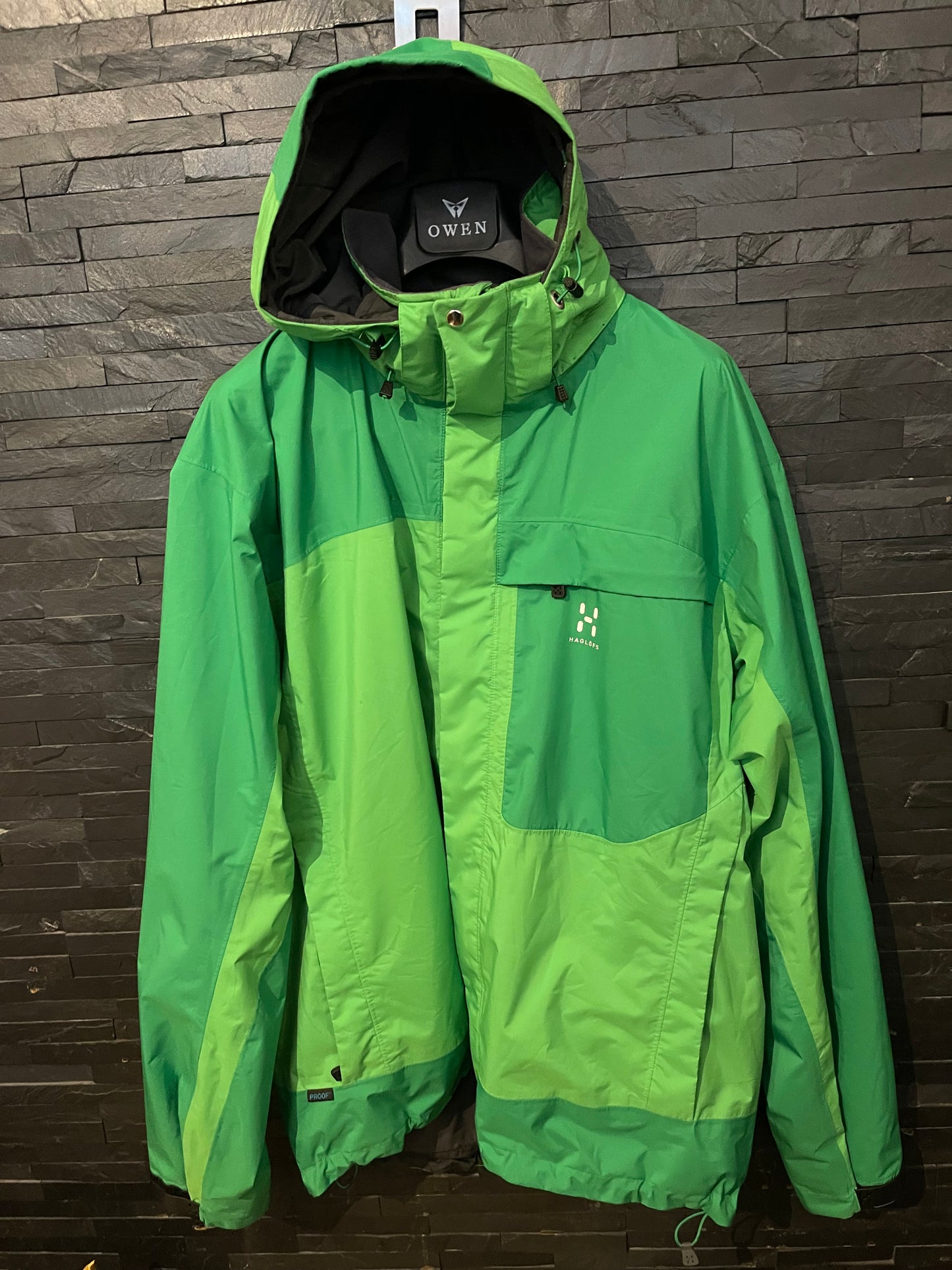 Waterproof Jacke von Haglöfs (XL-XXl: 54 Herren) grün