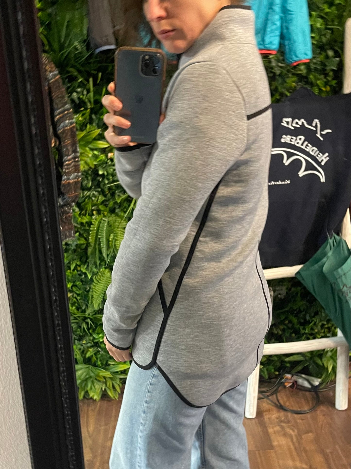 Fleecejacke lang The North Face (Damen S) grau