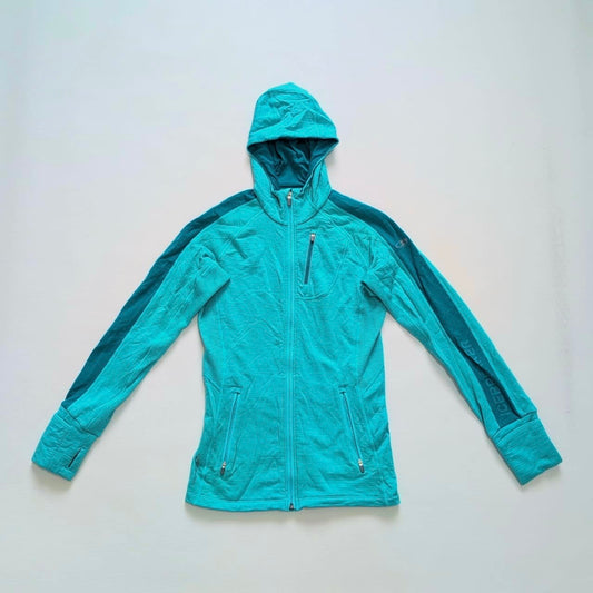 Merino Jacke von Icebreaker (S Damen) Zipper Hoodie türkis blau