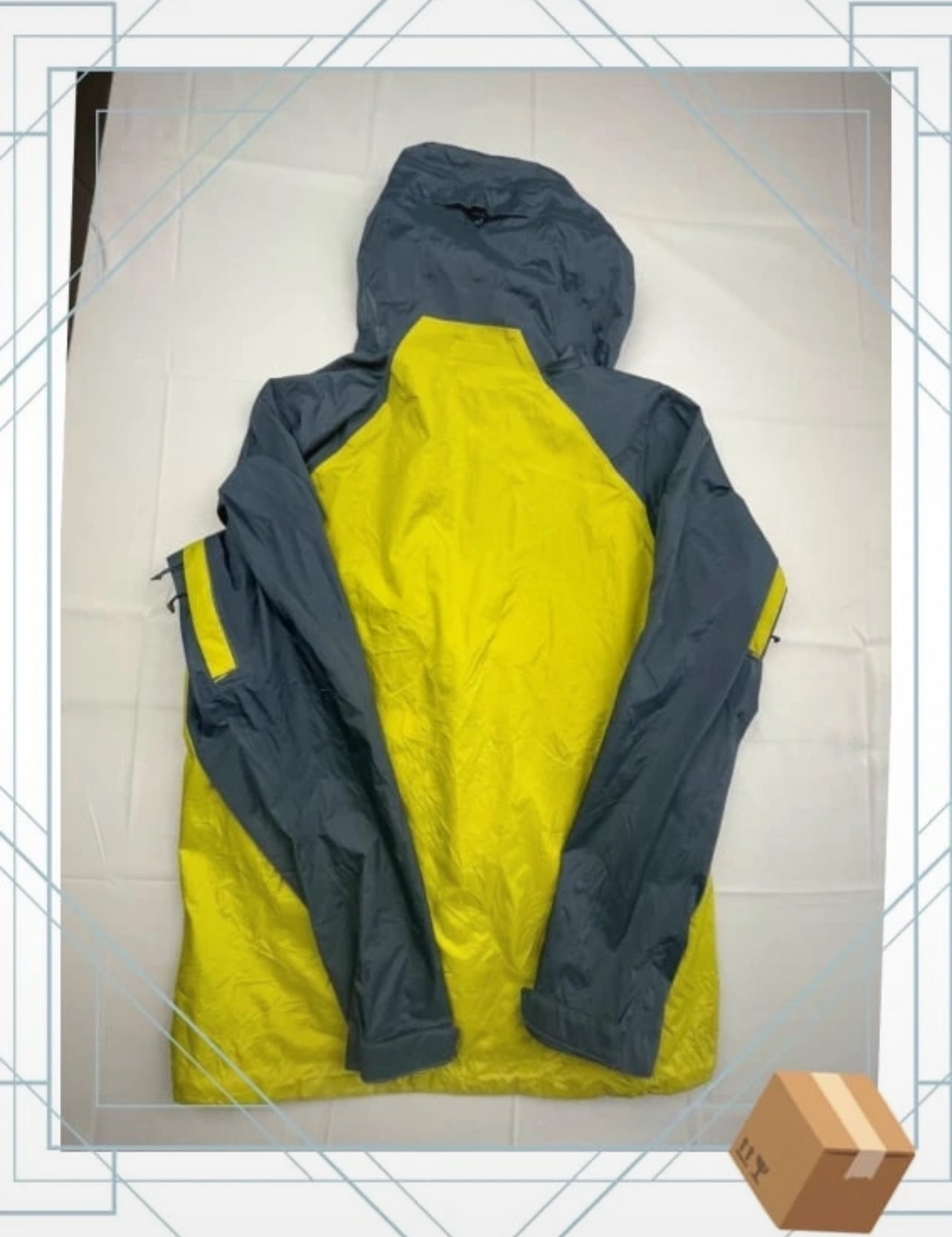 Regen Jacke von Patagonia (S Herren) Hardshell grün dunkelblau