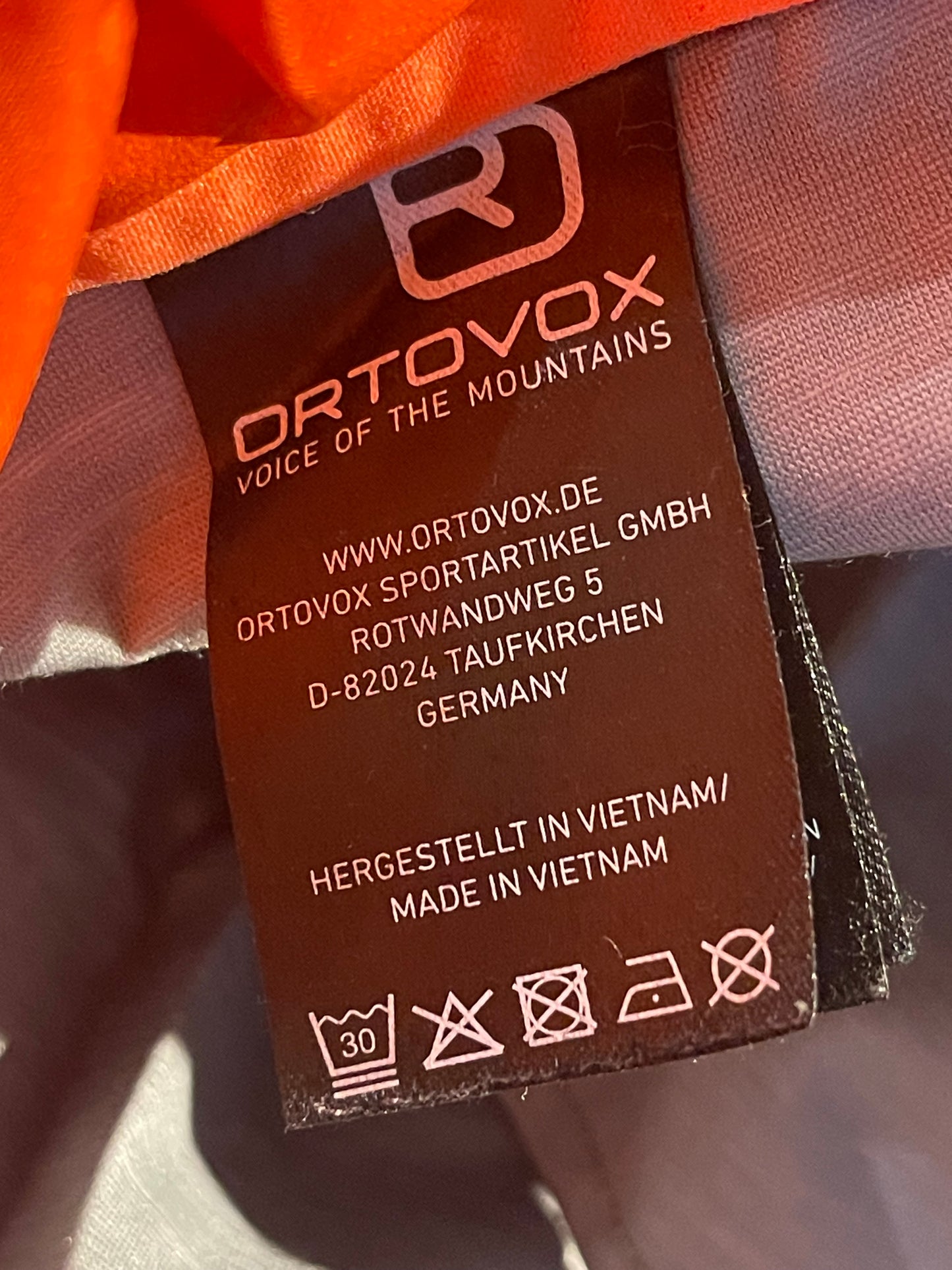 Ski Hose von Ortovox Merino (L Herren) Hardshell Merino Inside orange