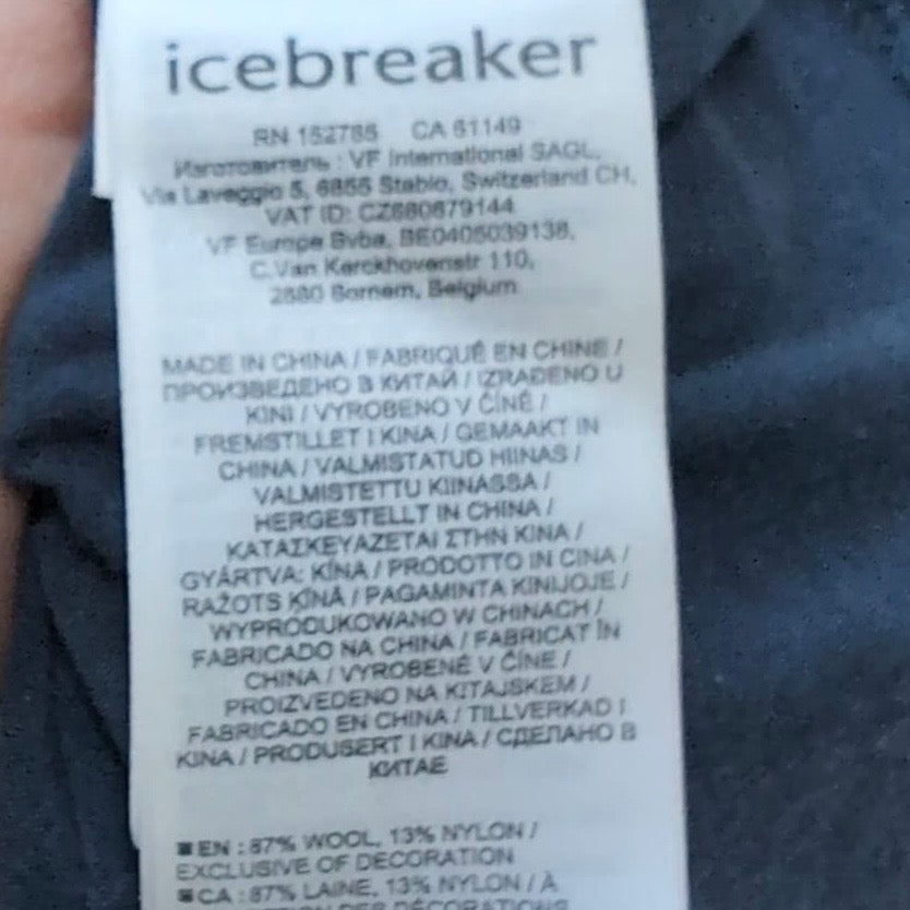 Merino T-Shirt von Icebreaker ( XL Damen ) dunkelblau