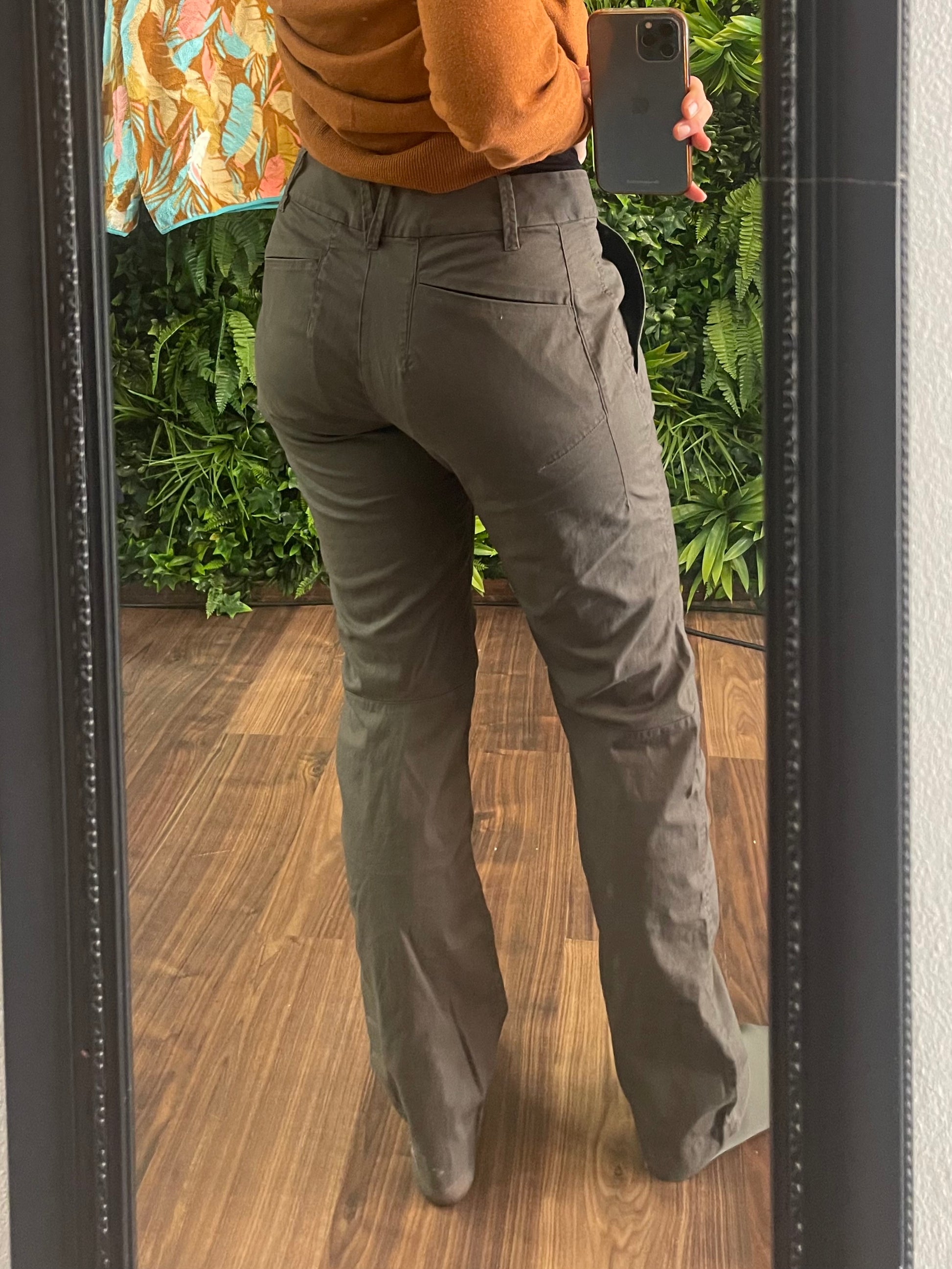 Outdoor Hose Arcteryx (M Damen) Cotton khaki grau - wanderlich.com