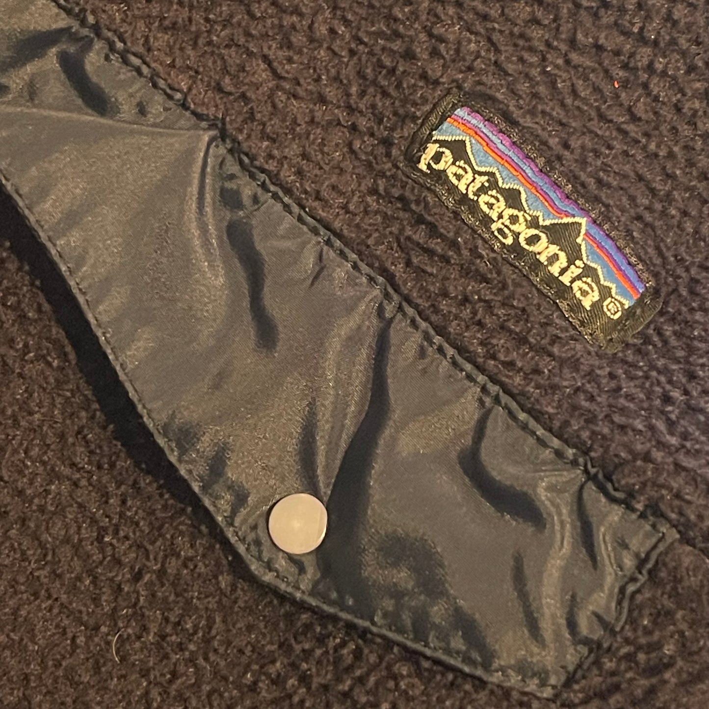 Patagonia Synchilla Fleece Pullover (XL) schwarz