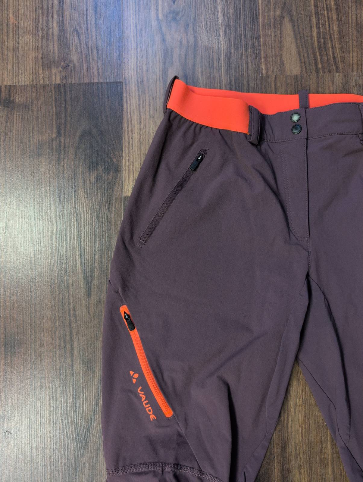 Stretch Hose von Vaude (M -L :40 Damen) Softshell leicht Pflaume - wanderlich.com