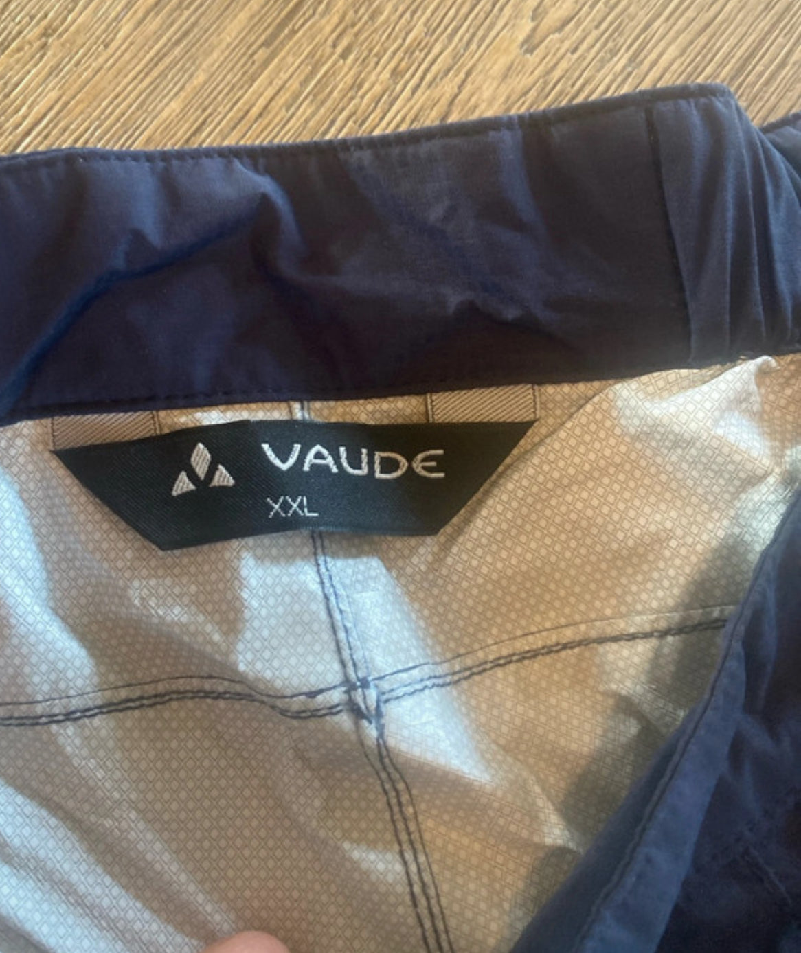 Regenhose von Vaude (XXL Herren) Hardshell Hose marineblau