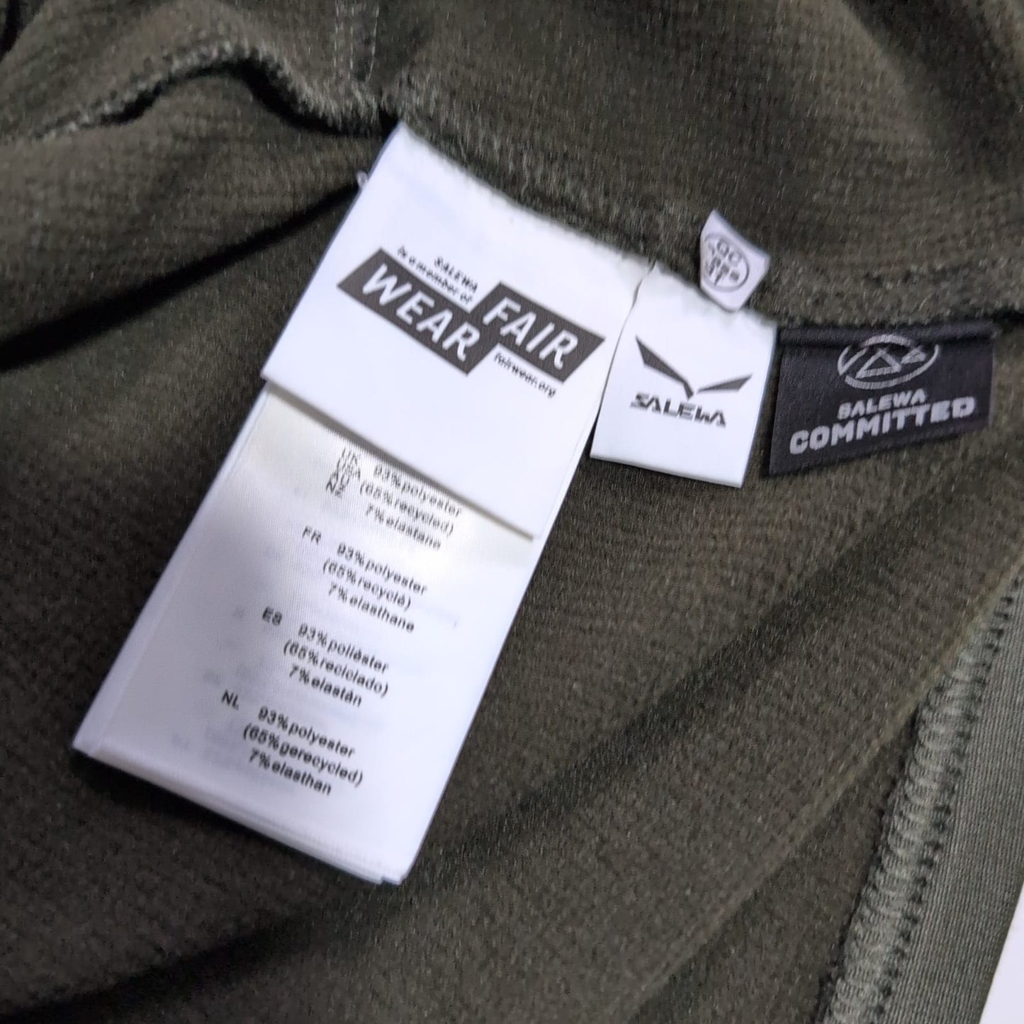 Fleece Jacke von Salewa (S Herren) Zipper Sweatshirt schwarz