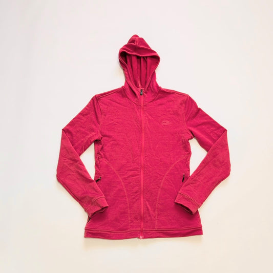 Merino Jacke von Icebreaker (S Damen) Zipper Hoodie korallenrot