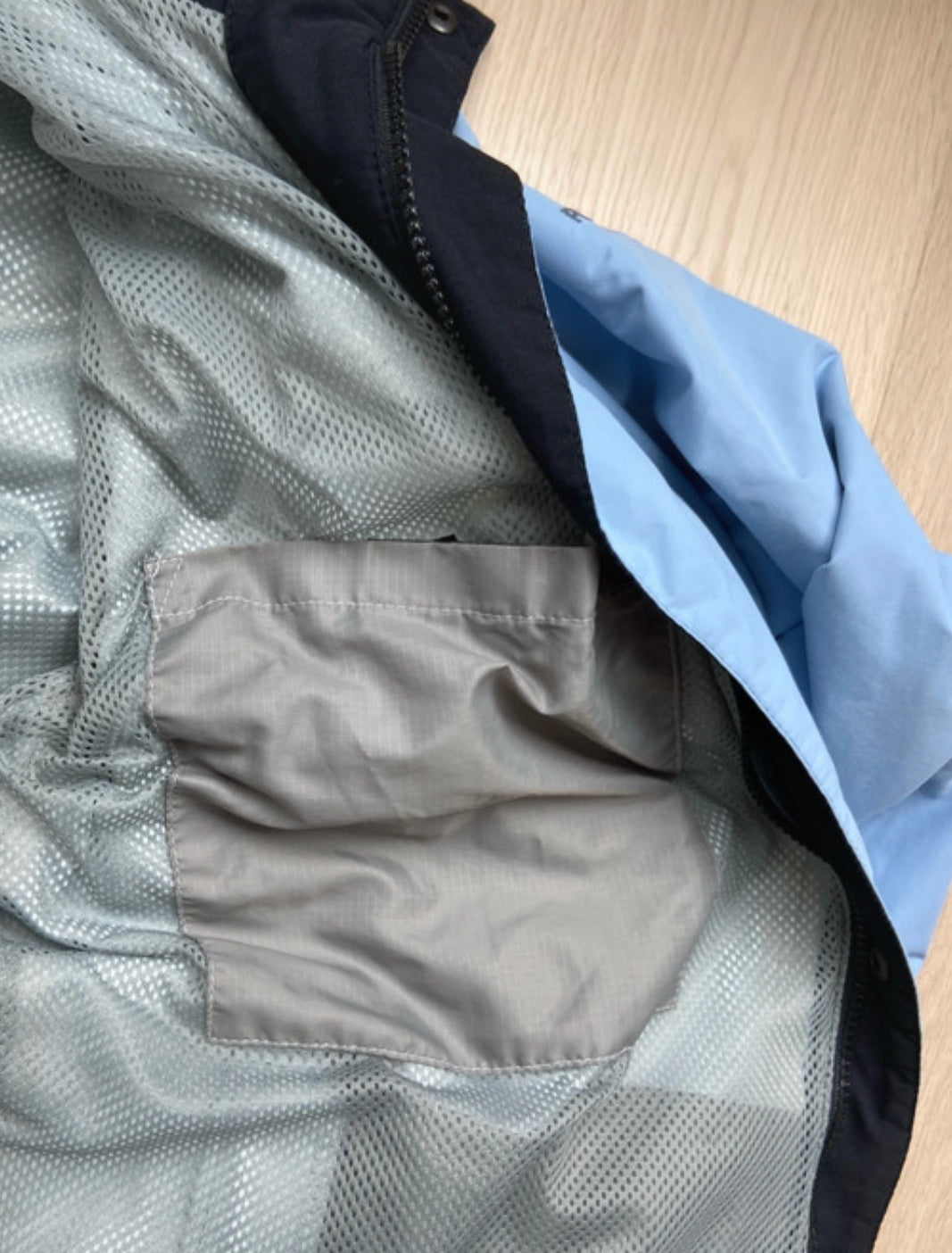 Regen Jacke von Salewa (L Damen) wasserdicht hellblau