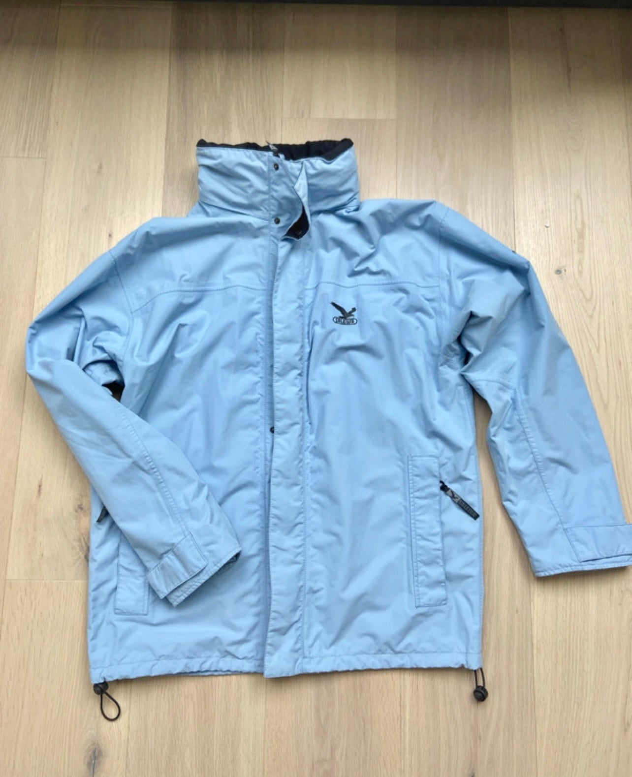 Regen Jacke von Salewa (L Damen) wasserdicht hellblau