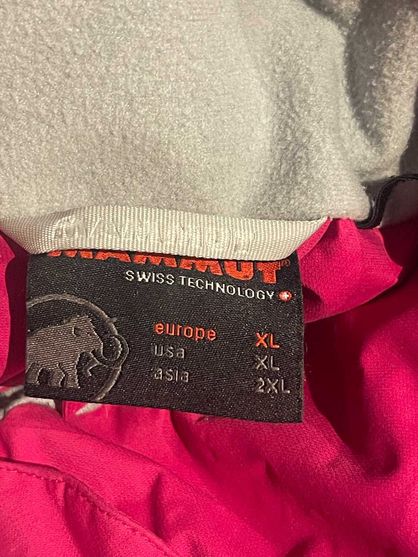 Hardshell Jacke von Mammut (XL Damen) 3-lagig pink wasserdicht - wanderlich.com