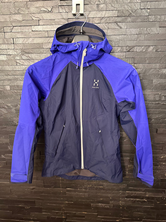Regen Jacke von Haglöfs (S Damen) Waterproof lila marineblau