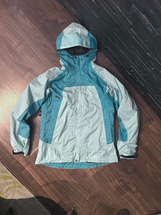 Regen Jacke von Haglöfs (M Damen) Waterproof blau - wanderlich.com