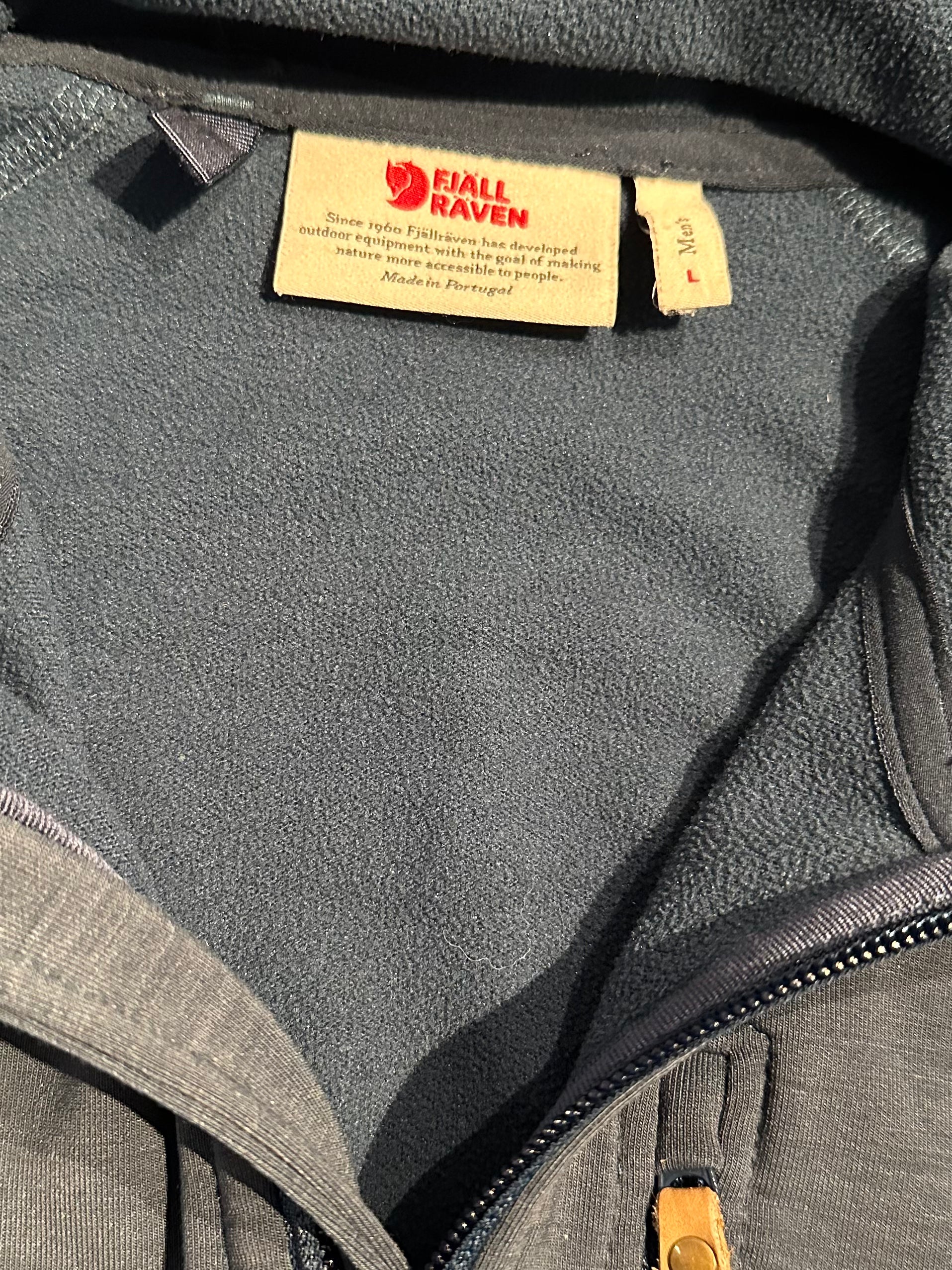 Jacke von Fjällräven (L Herren) Keb Fleece mit Wolle marineblau - wanderlich.com