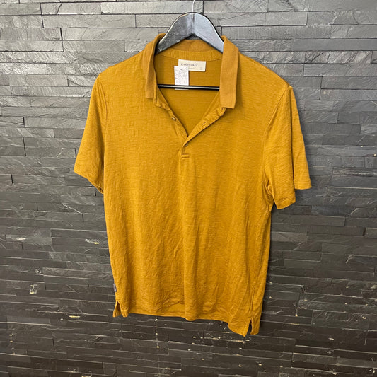 Polo Shirt von Icebreaker Merino (M Herren) T-Shirt senf / ocker gelb