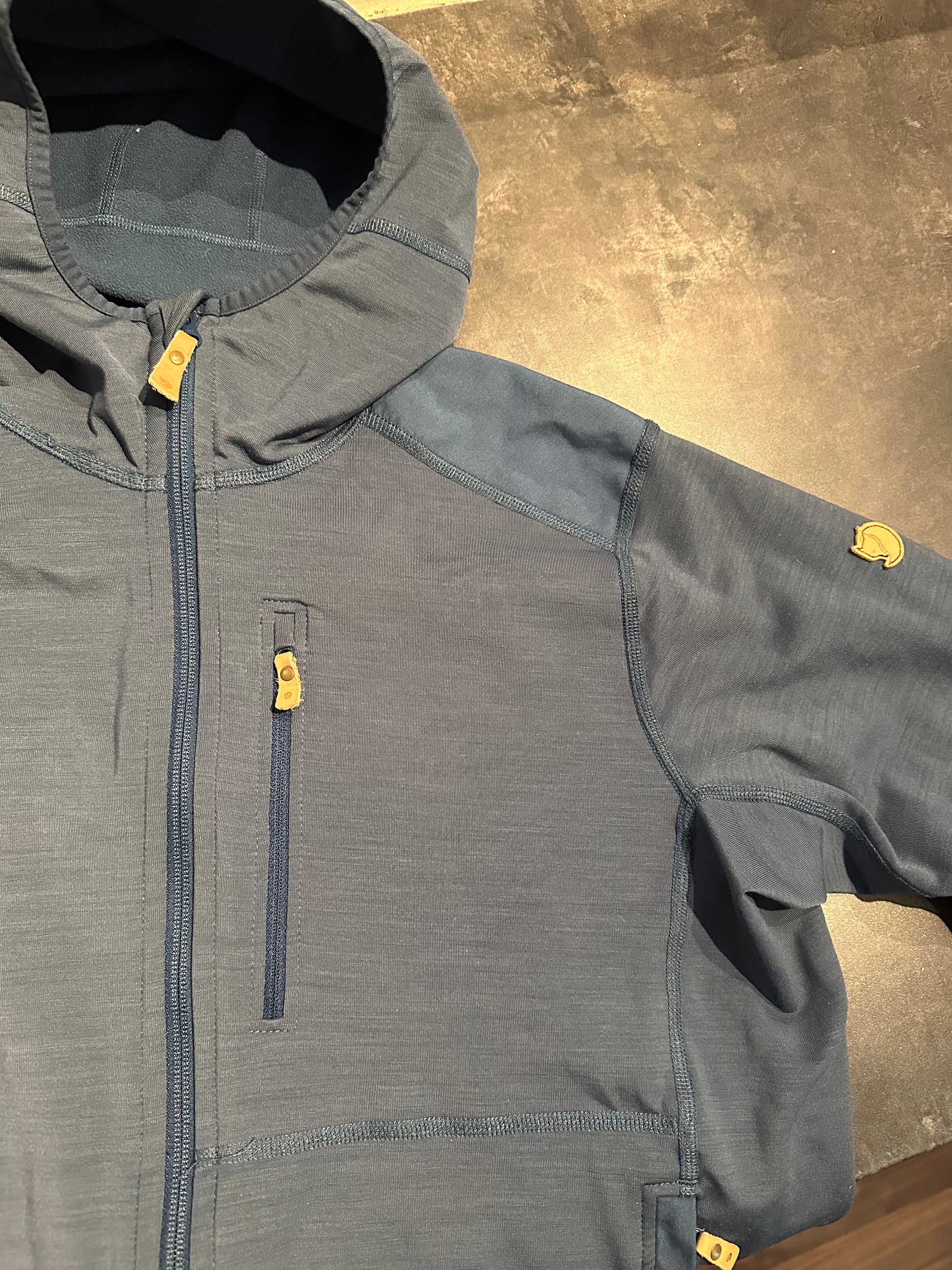 Jacke von Fjällräven (L Herren) Keb Fleece mit Wolle marineblau - wanderlich.com