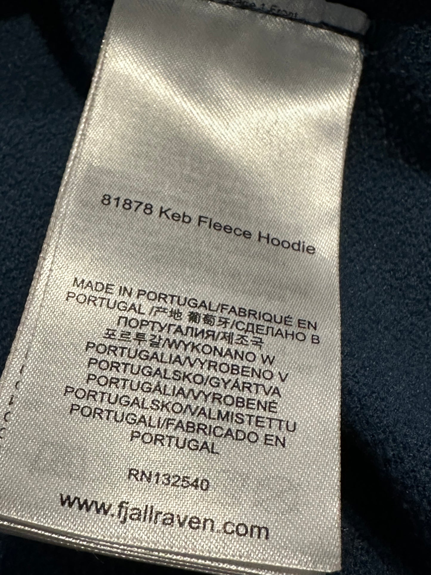 Jacke von Fjällräven (L Herren) Keb Fleece mit Wolle marineblau - wanderlich.com