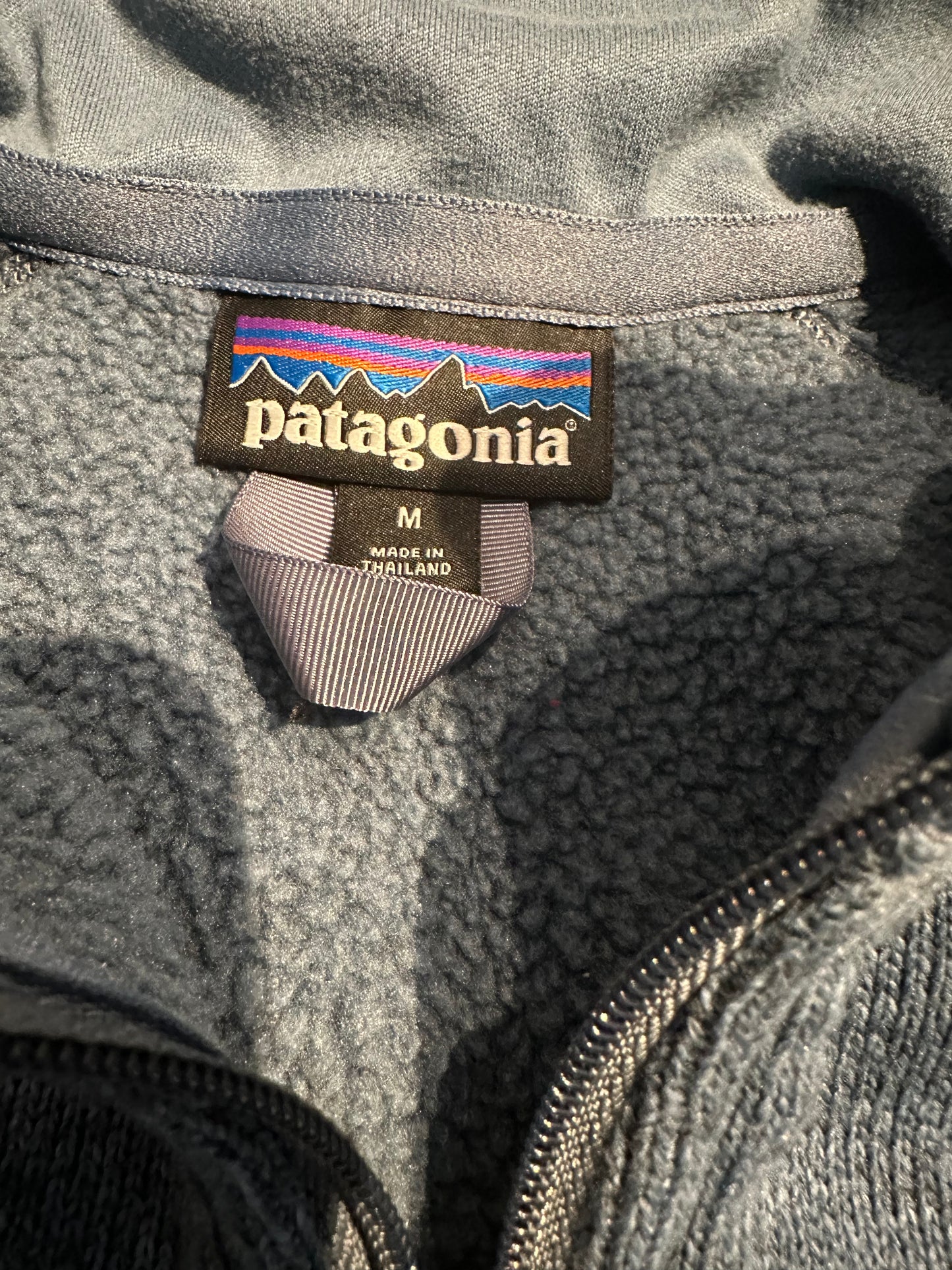 1/3 Zip Pullover Patagonia (M Damen) Better Sweater stahl blau