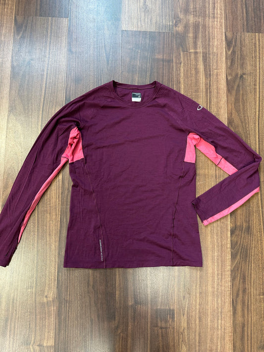 Longsleeve Icebreaker (L Damen) Merino lila - wanderlich.com