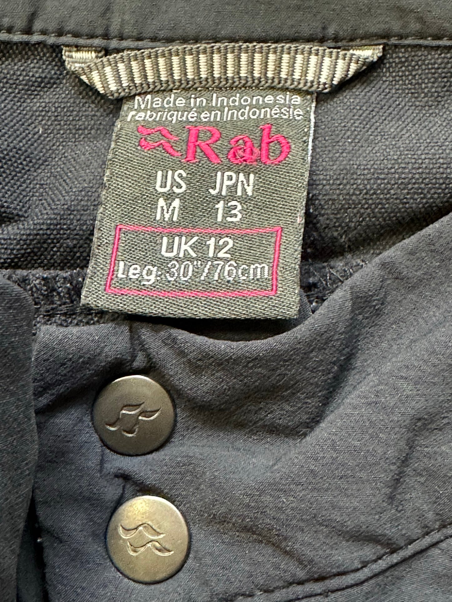 Hose von Rab (L Damen) Baumwolle grau