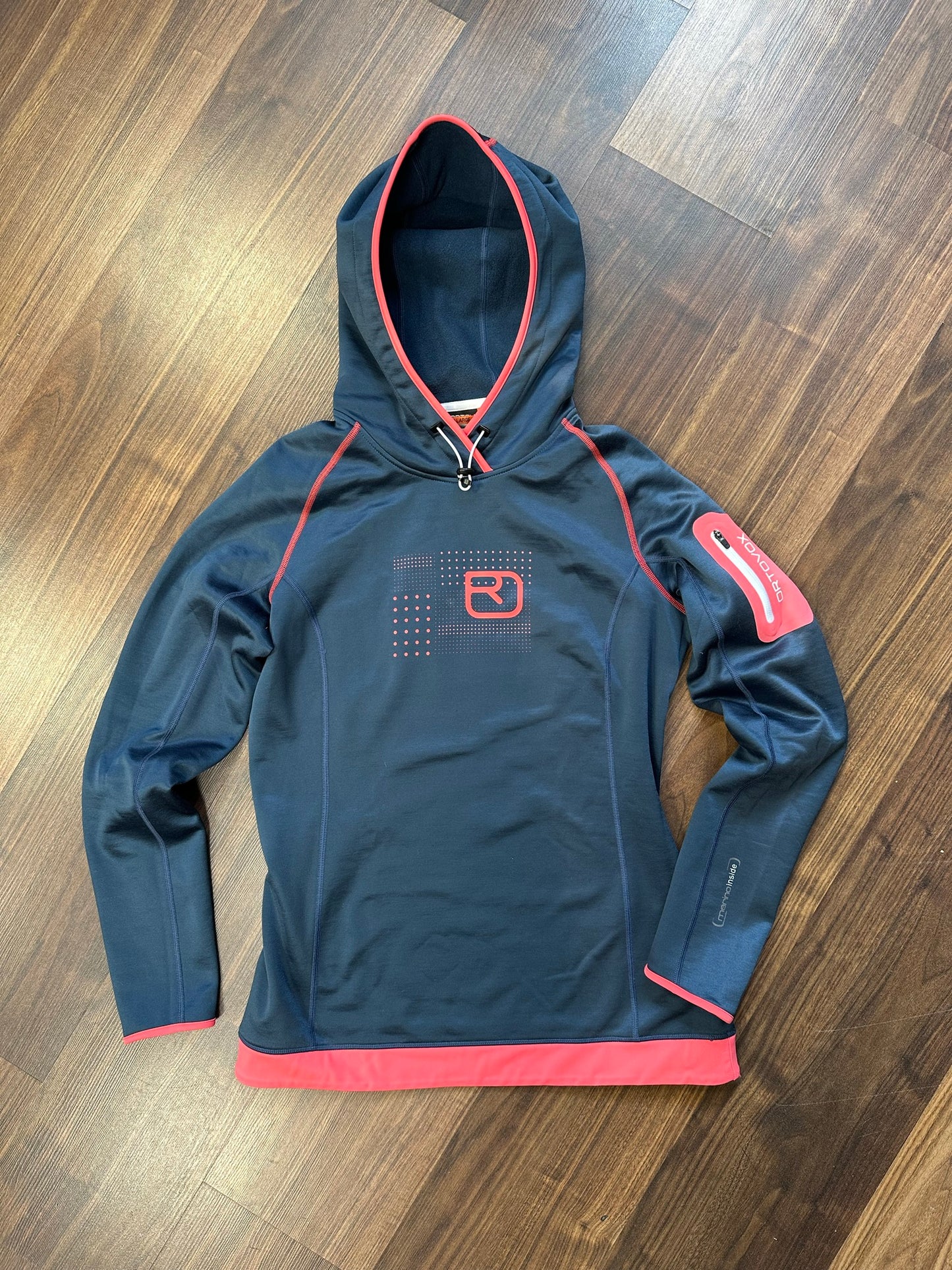 Ortovox Hoodie Merino inside (L Damen) Kapuzenpullover blau