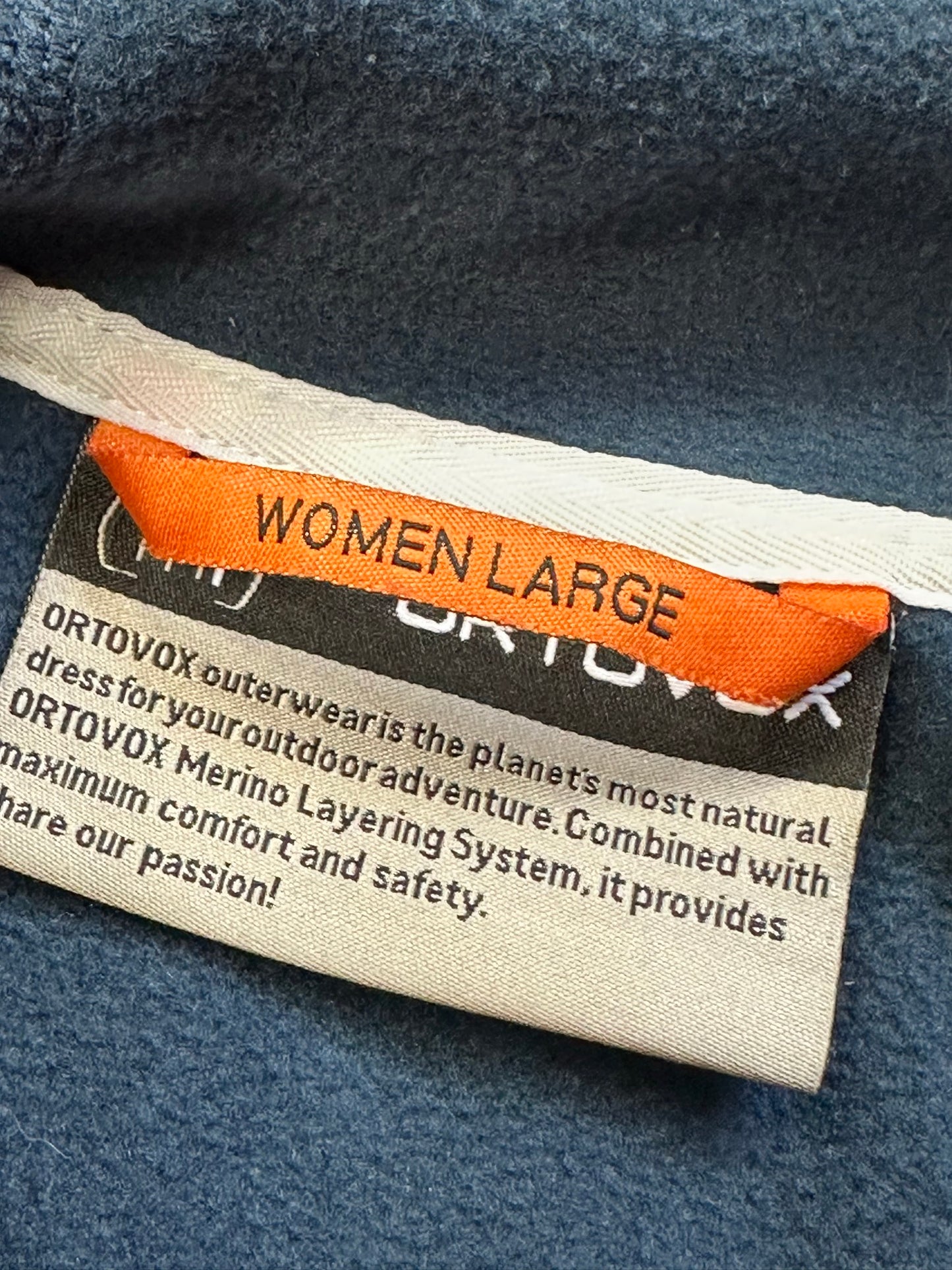 Ortovox Hoodie Merino inside (L Damen) Kapuzenpullover blau
