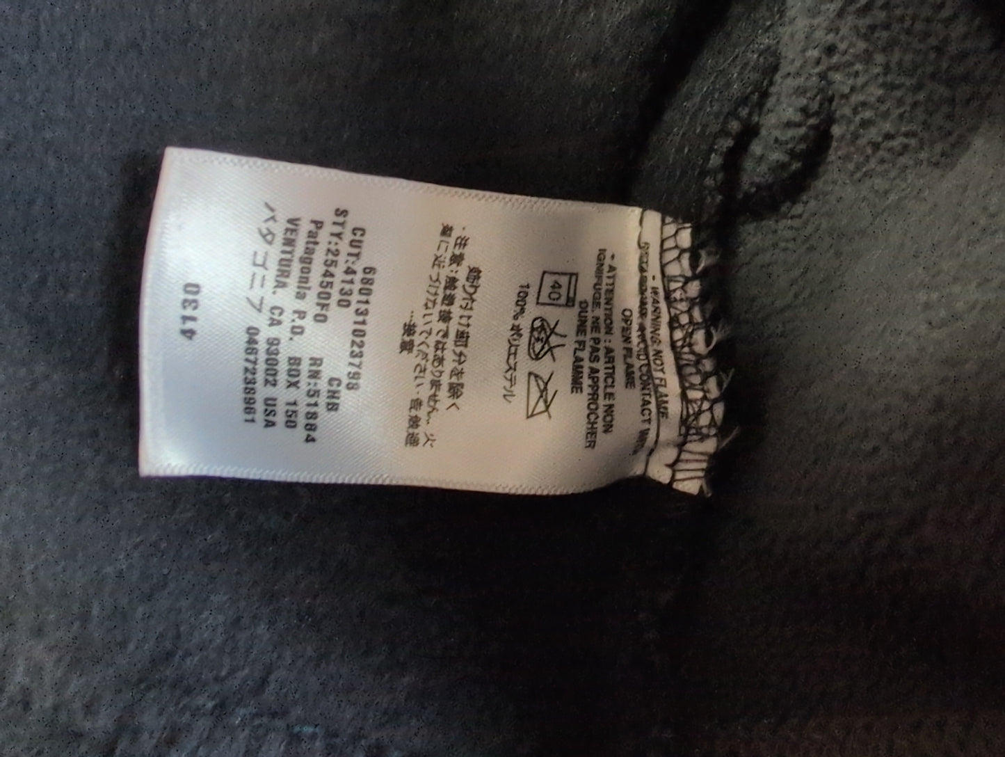 Patagonia Fleecejacke (XL Herren) Synchilla schwarz grau