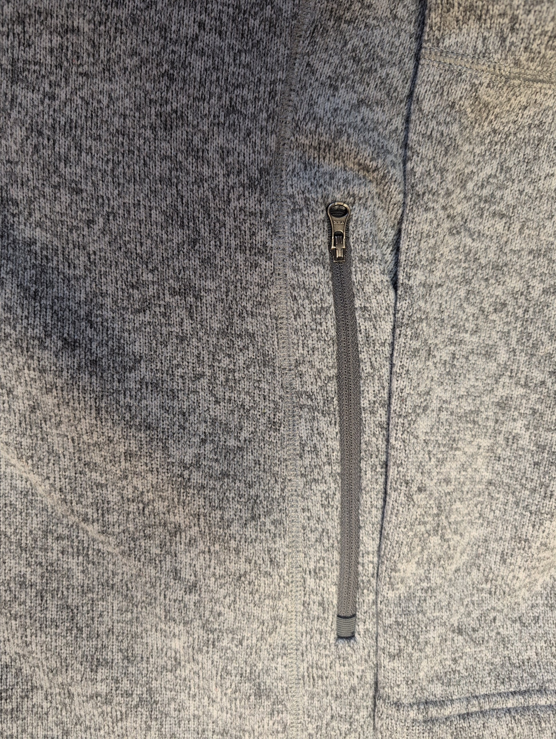 Fleece Jacke von Haglöfs (XL Damen) Zipper Hoodie hellgrau - wanderlich.com
