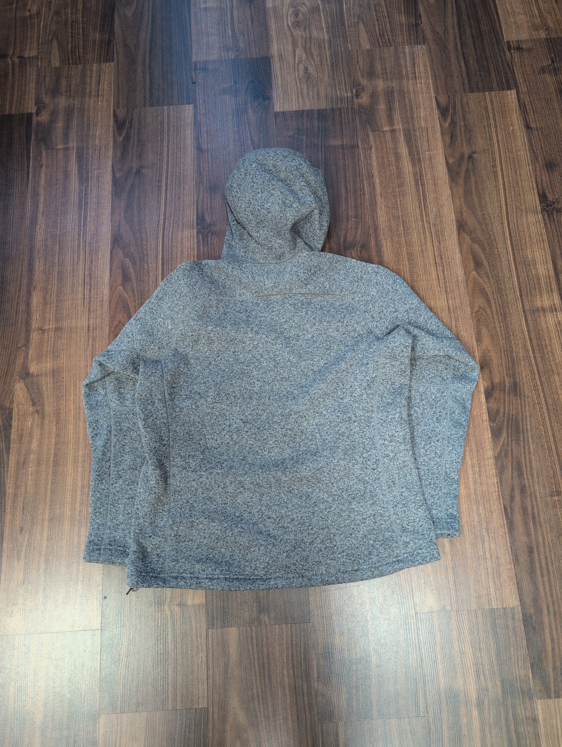 Fleece Jacke von Haglöfs (XL Damen) Zipper Hoodie hellgrau - wanderlich.com