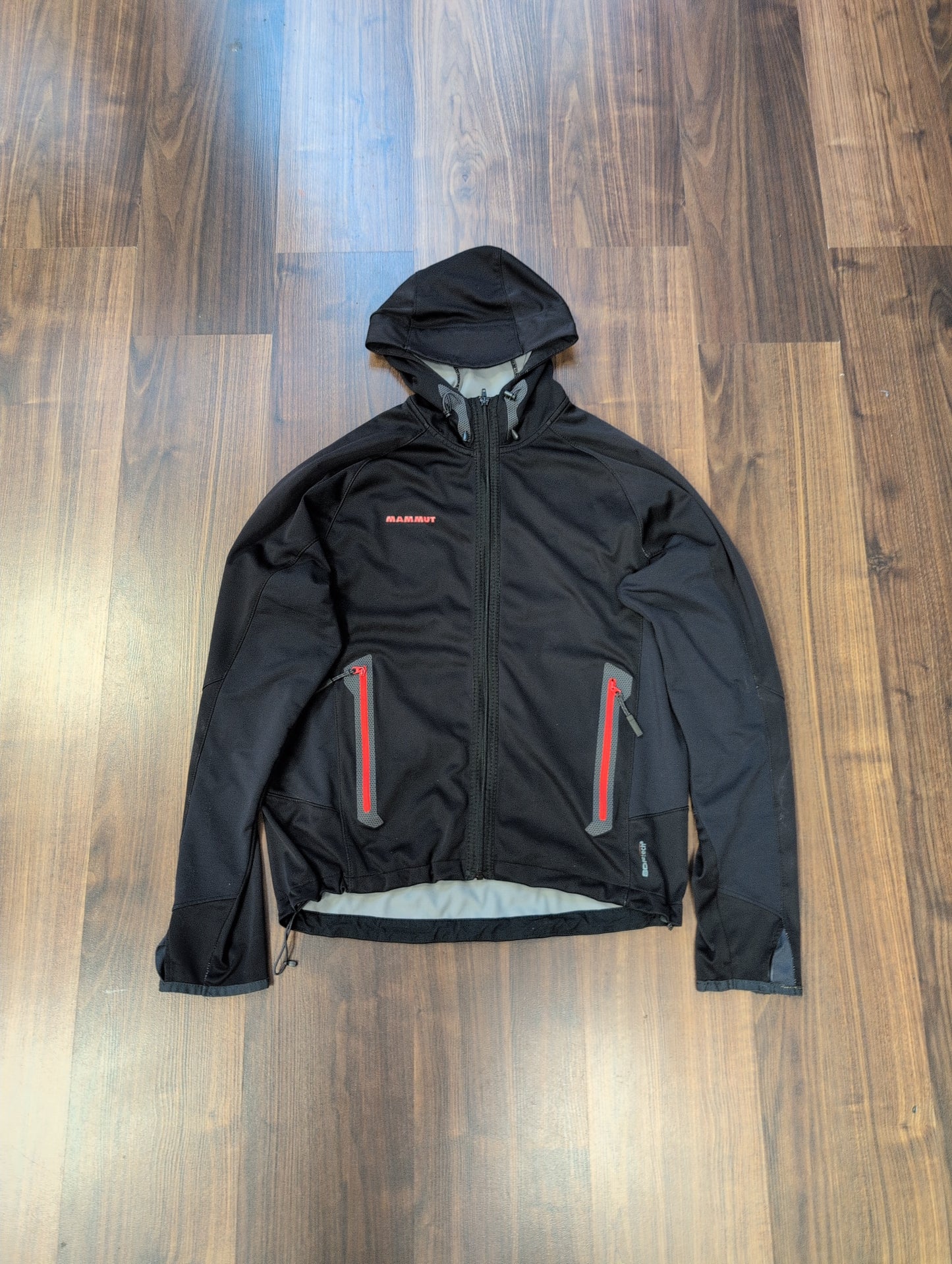 Mammut Softech- Jacke (L Herren) Hoodie schwarz