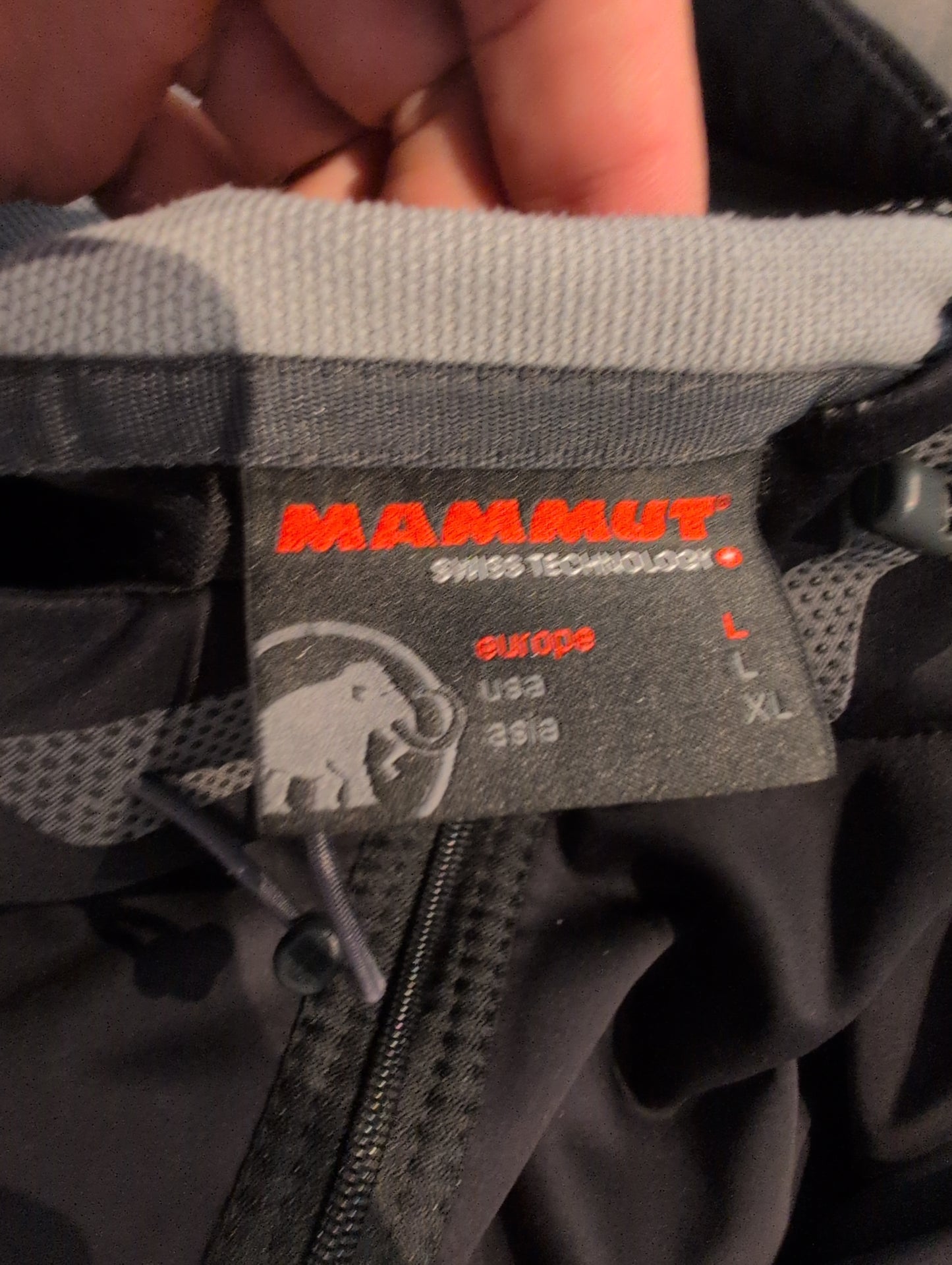 Mammut Softech- Jacke (L Herren) Hoodie schwarz