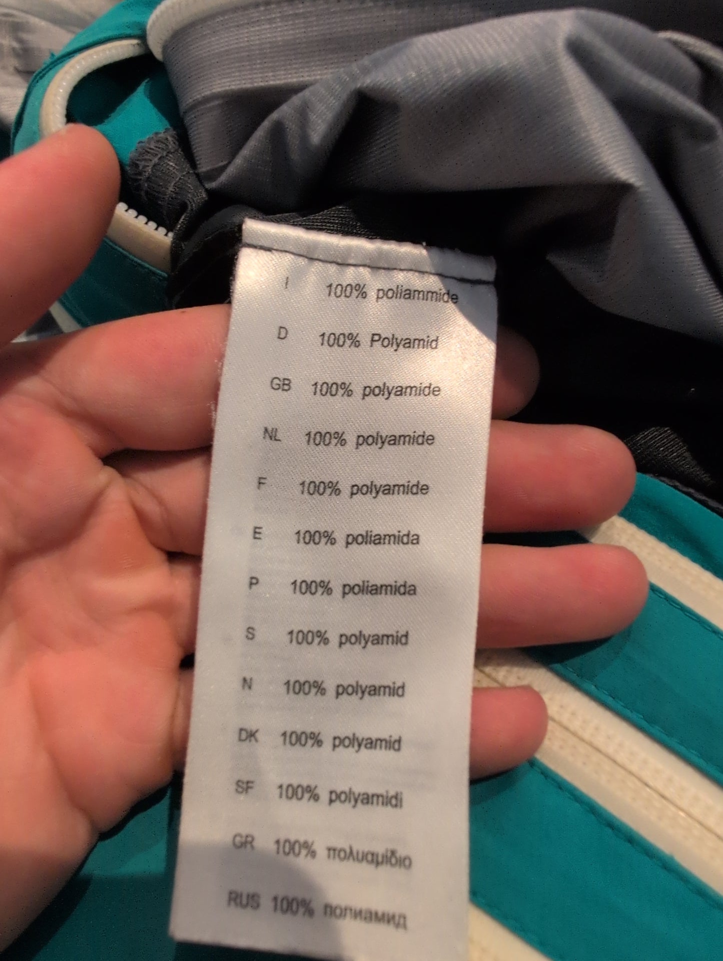 Regen Jacke von Salewa (XL Damen) wasserdicht türkis