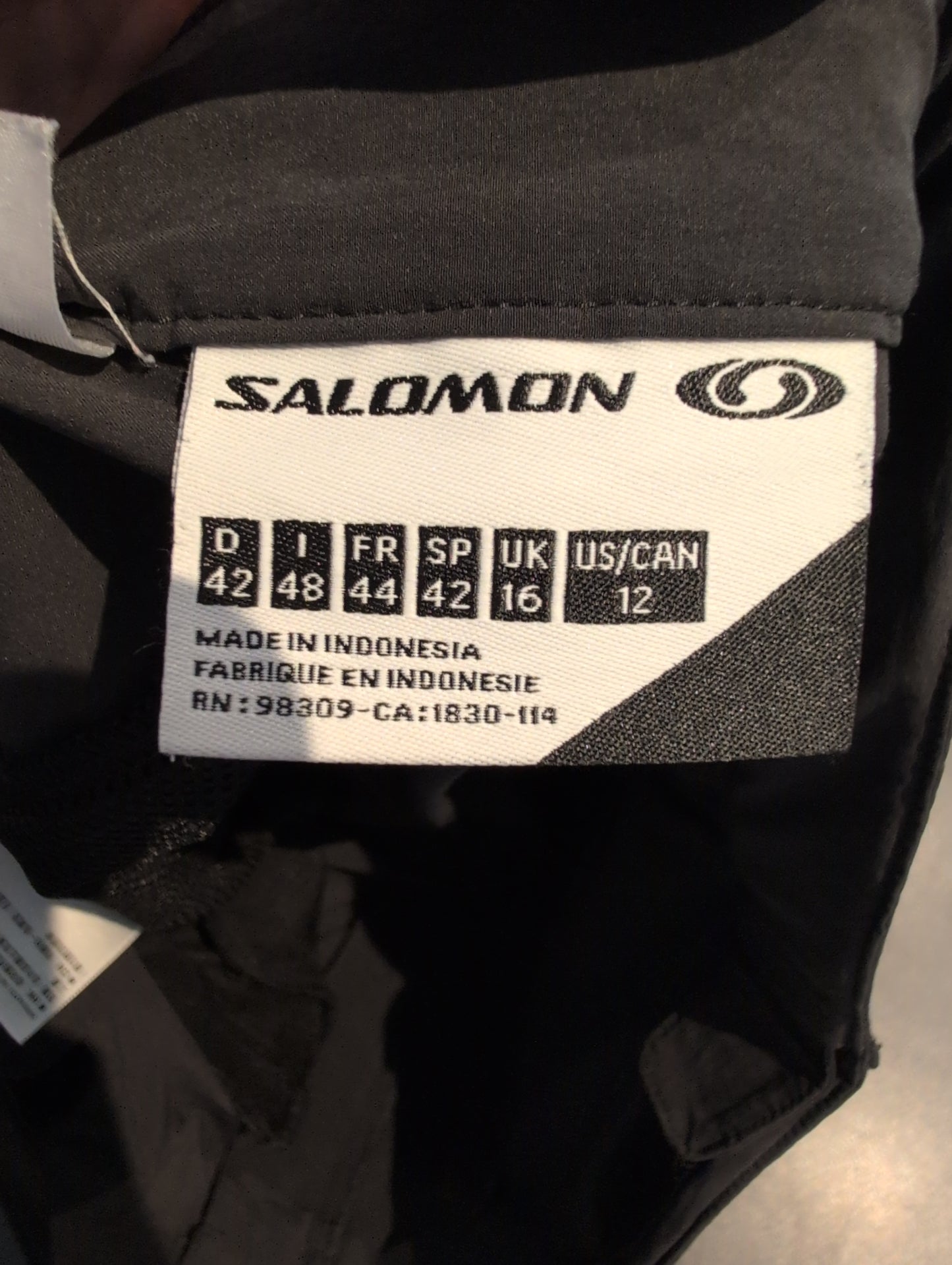 Outdoor Hose von Salomon (XL Damen) Stretch leicht schwarz