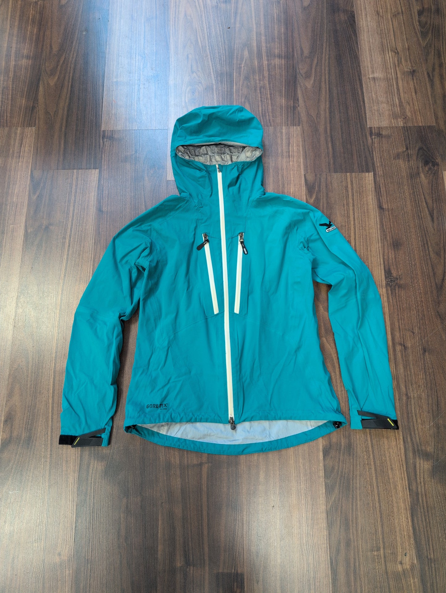 Regen Jacke von Salewa (XL Damen) wasserdicht türkis