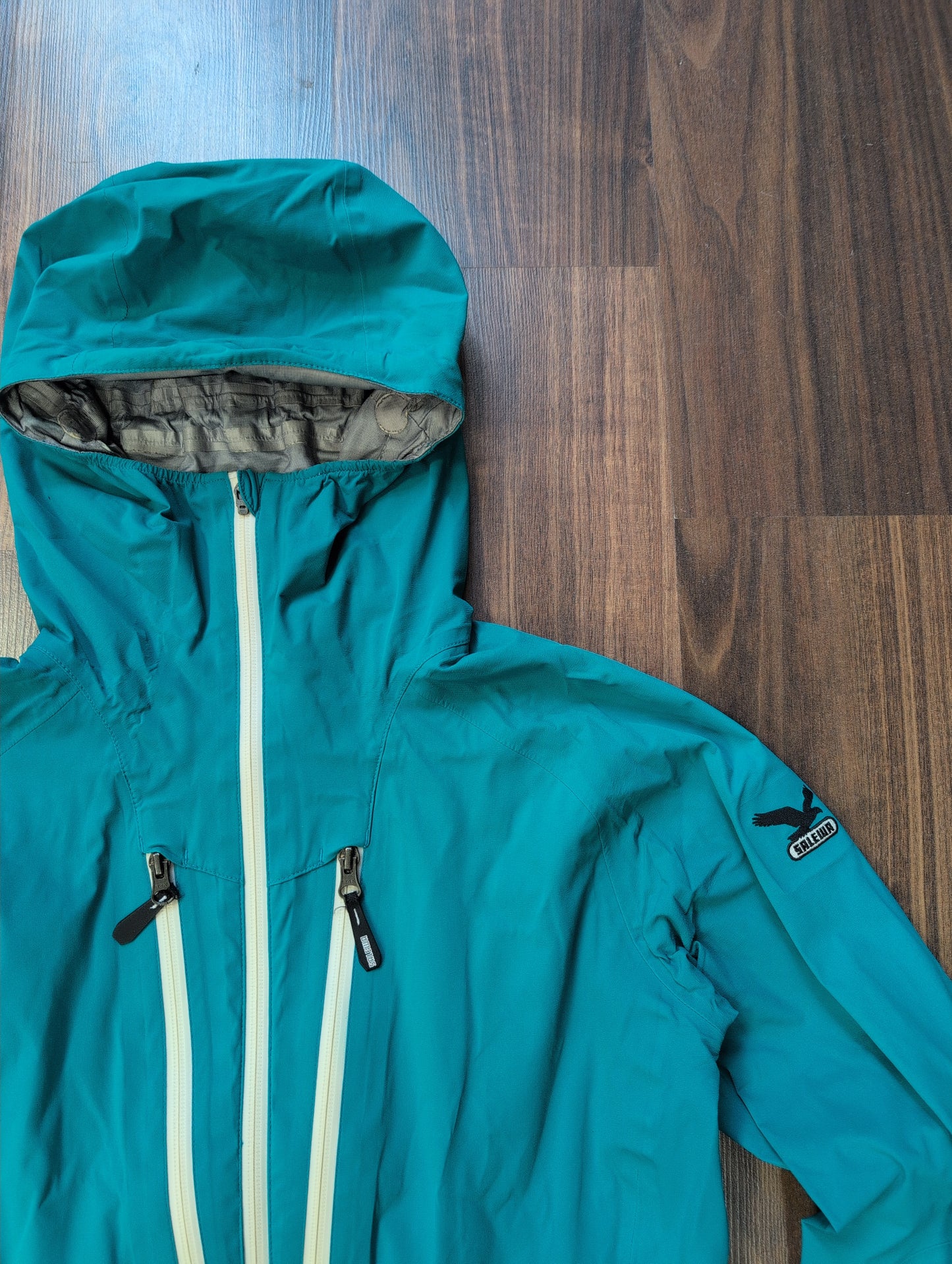 Regen Jacke von Salewa (XL Damen) wasserdicht türkis