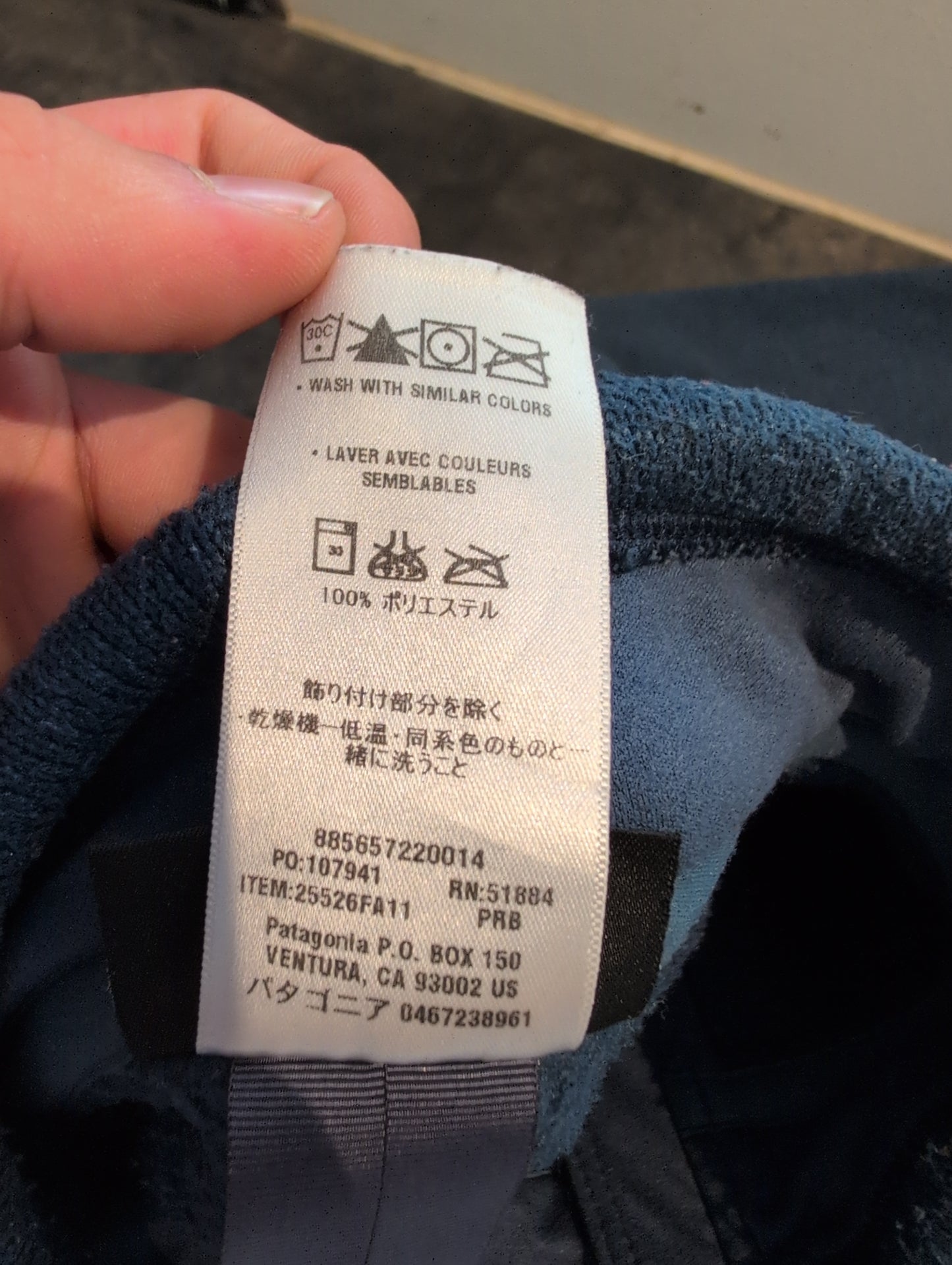 Patagonia Better Fleece Jacke (XL Herren) Strickoptik dunkelblau