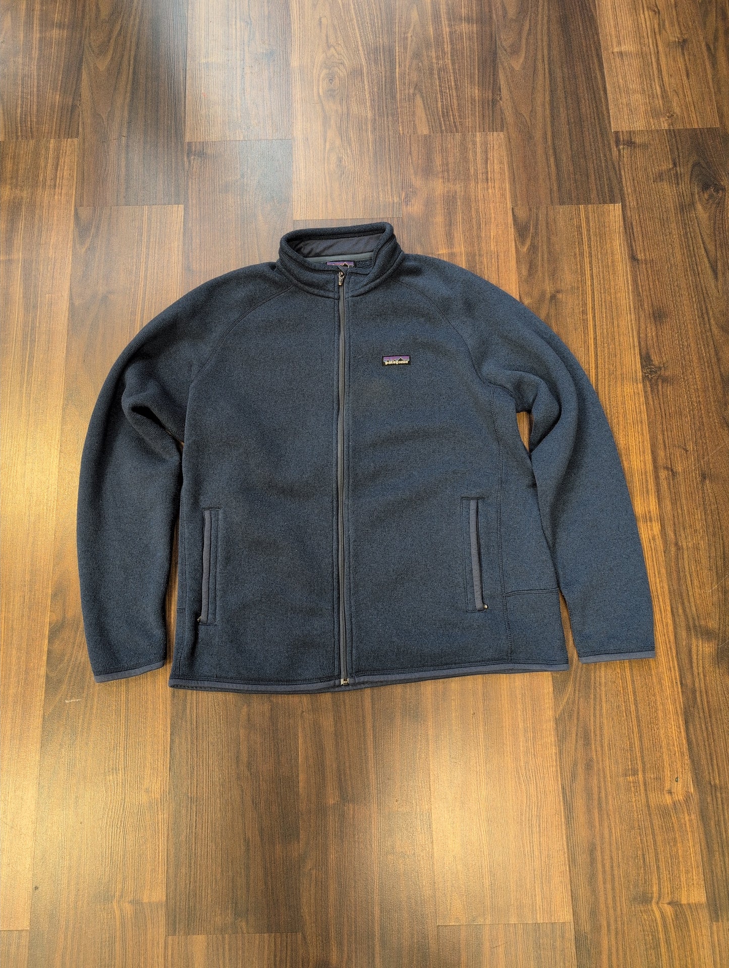 Patagonia Better Fleece Jacke (XL Herren) Strickoptik dunkelblau