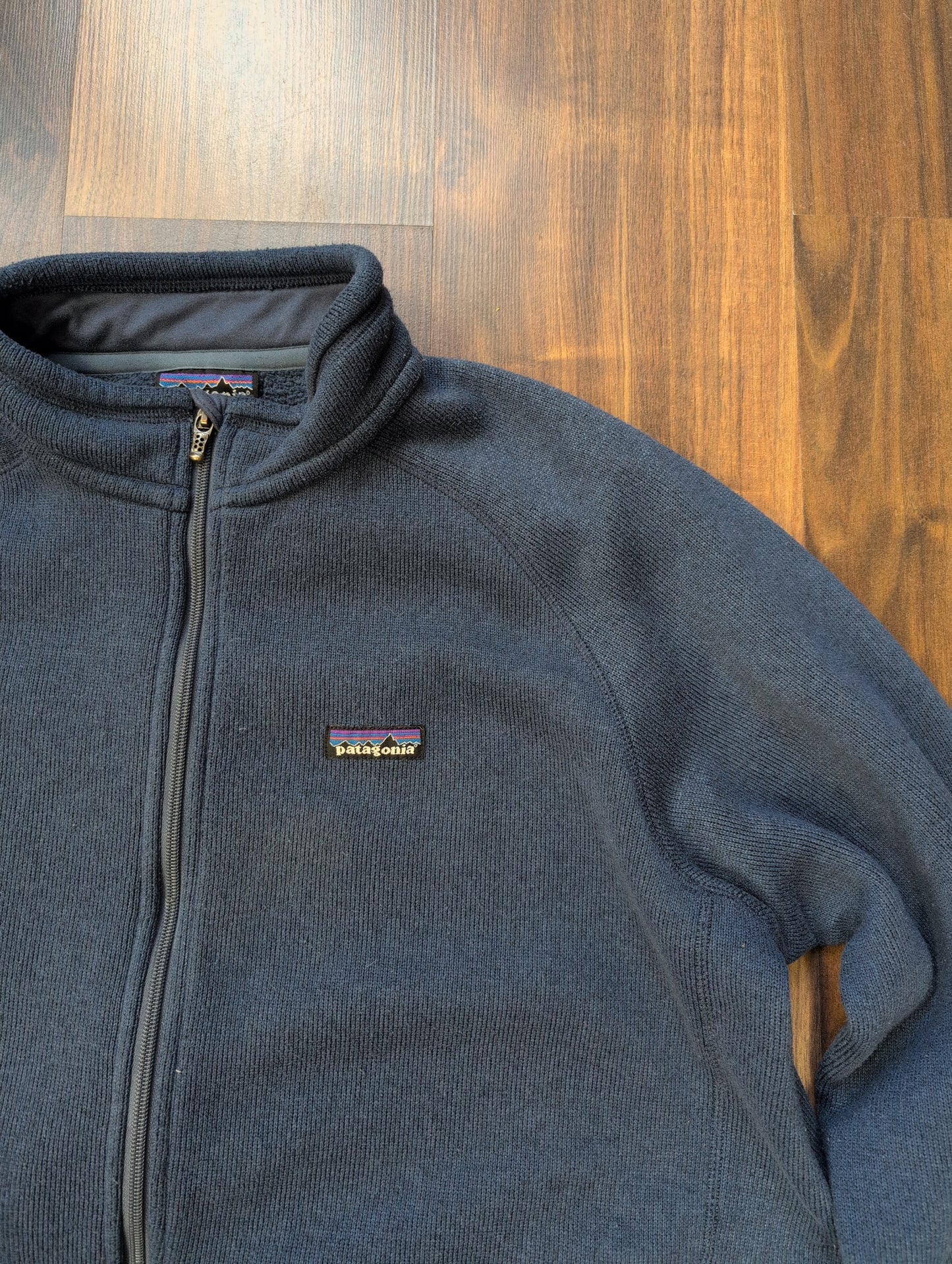 Patagonia Better Fleece Jacke (XL Herren) Strickoptik dunkelblau