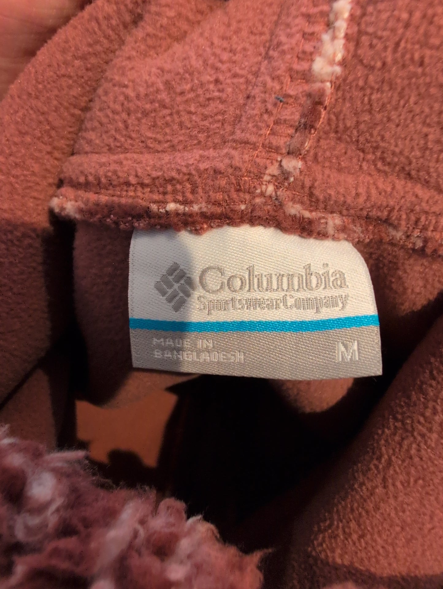 Fleece Jacke Columbia (Damen M) Hoodie rosa