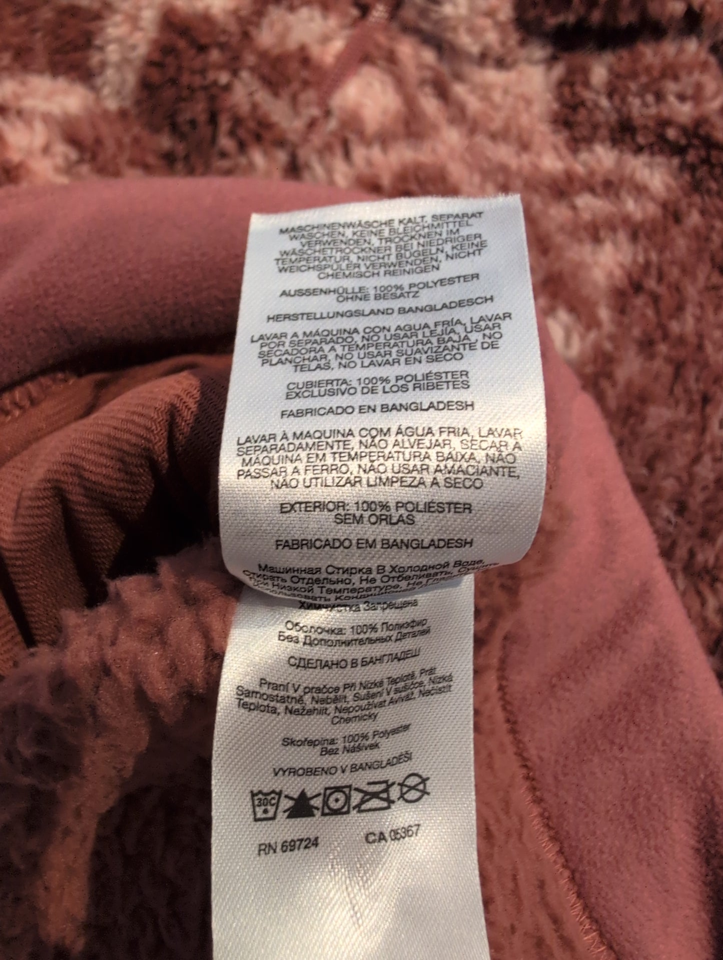 Fleece Jacke Columbia (Damen M) Hoodie rosa