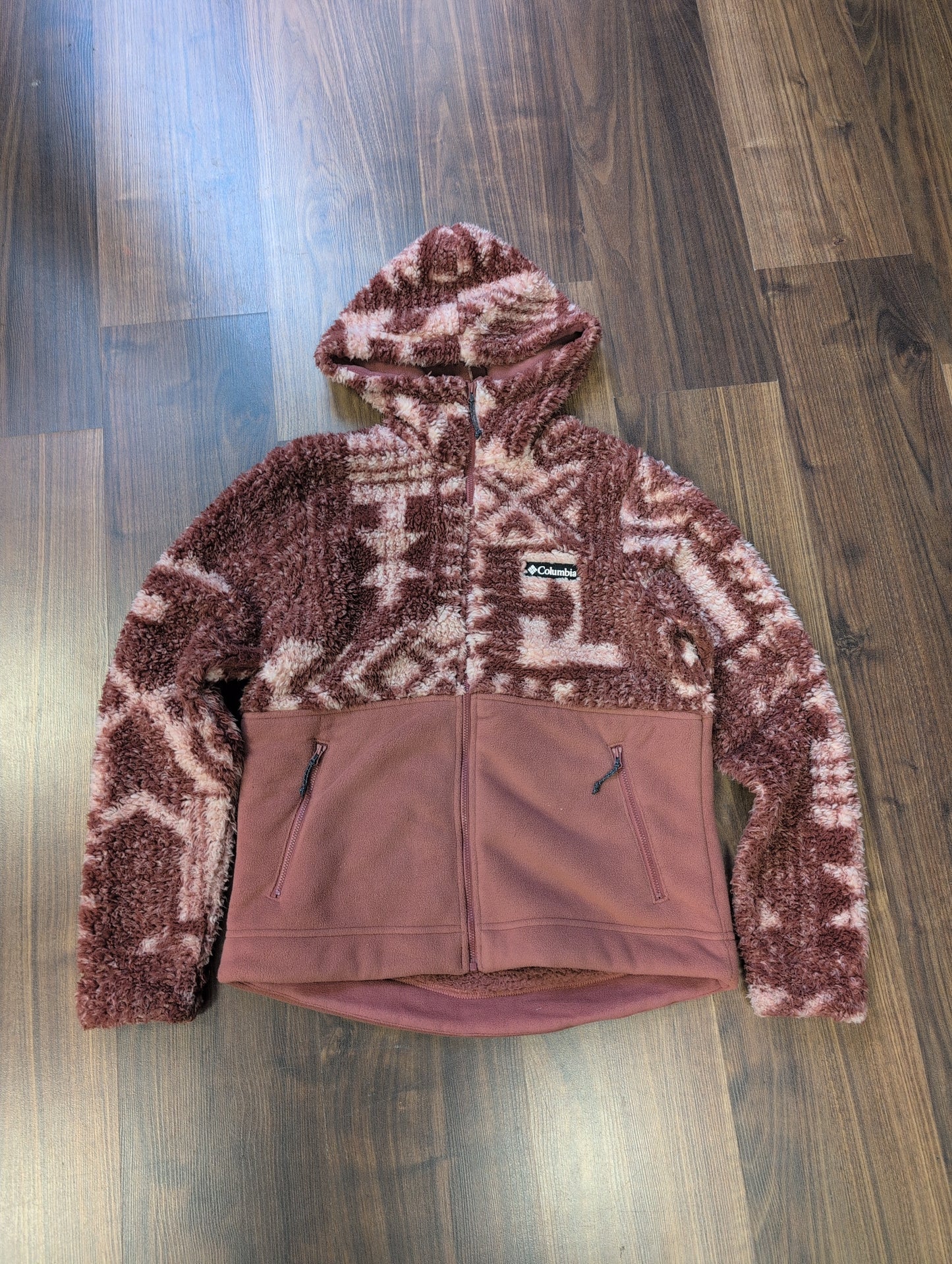 Fleece Jacke Columbia (Damen M) Hoodie rosa