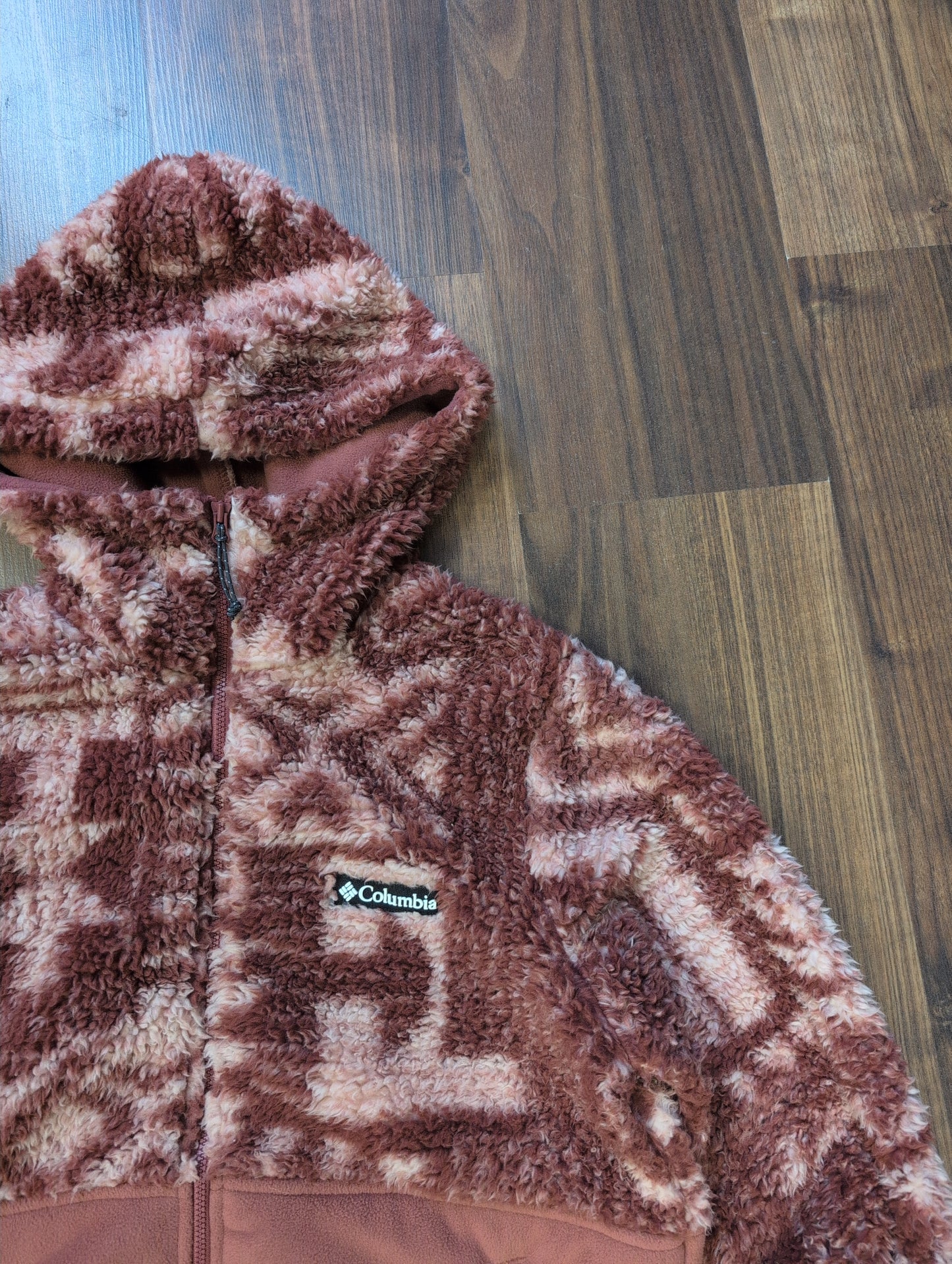 Fleece Jacke Columbia (Damen M) Hoodie rosa