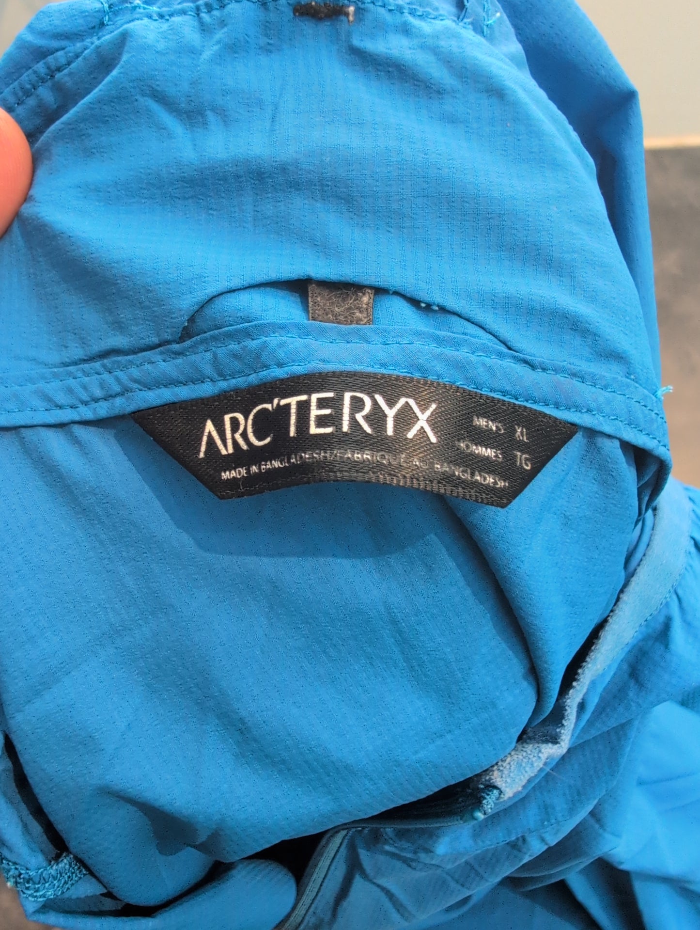 Jacke von Arcteryx (XL Herren) Windbreaker blau