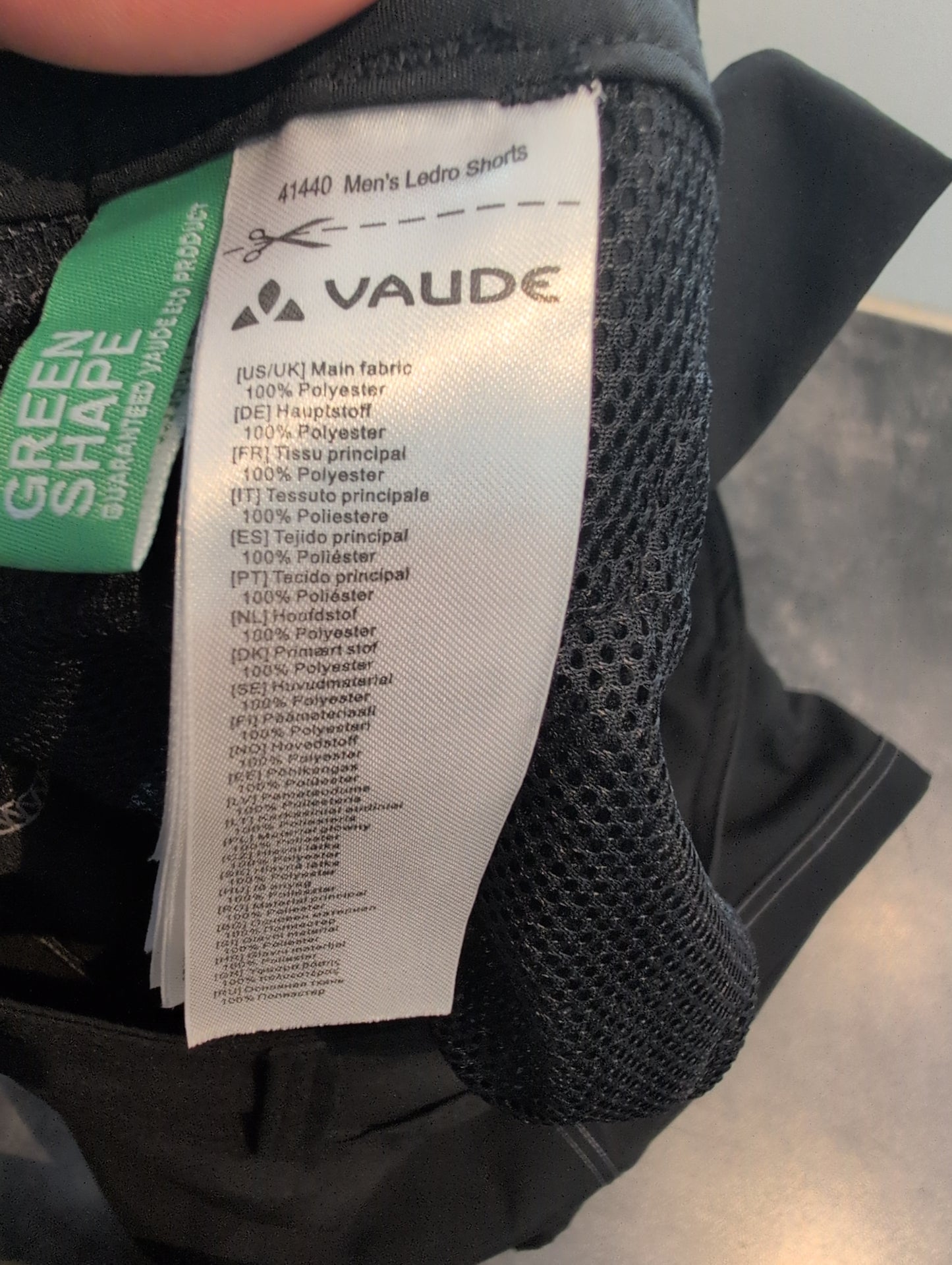 Funktion Shorts von Vaude (M Herren) schwarz