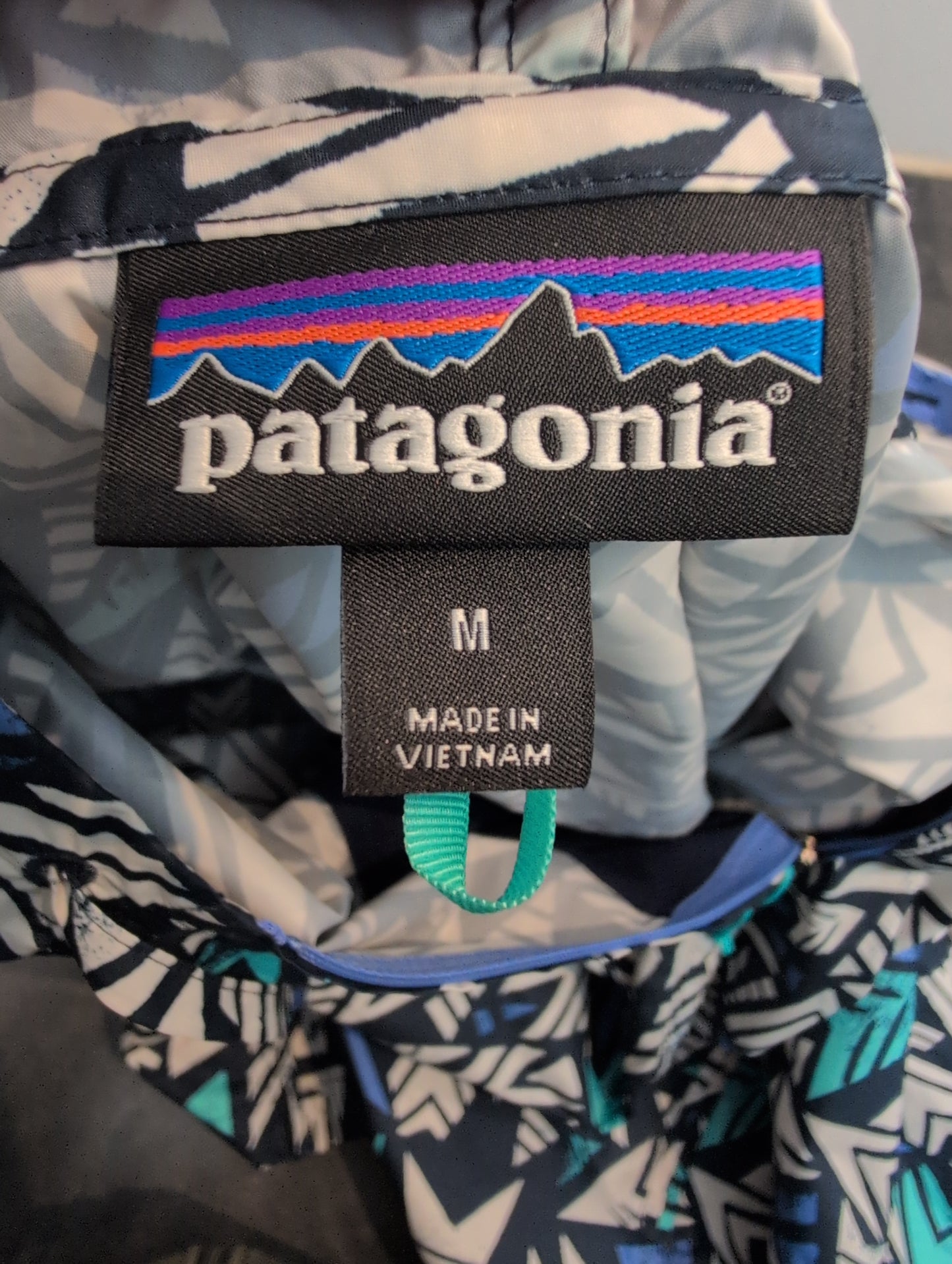 Jacke Patagonia Windbreaker (M Damen) bunt gemustert
