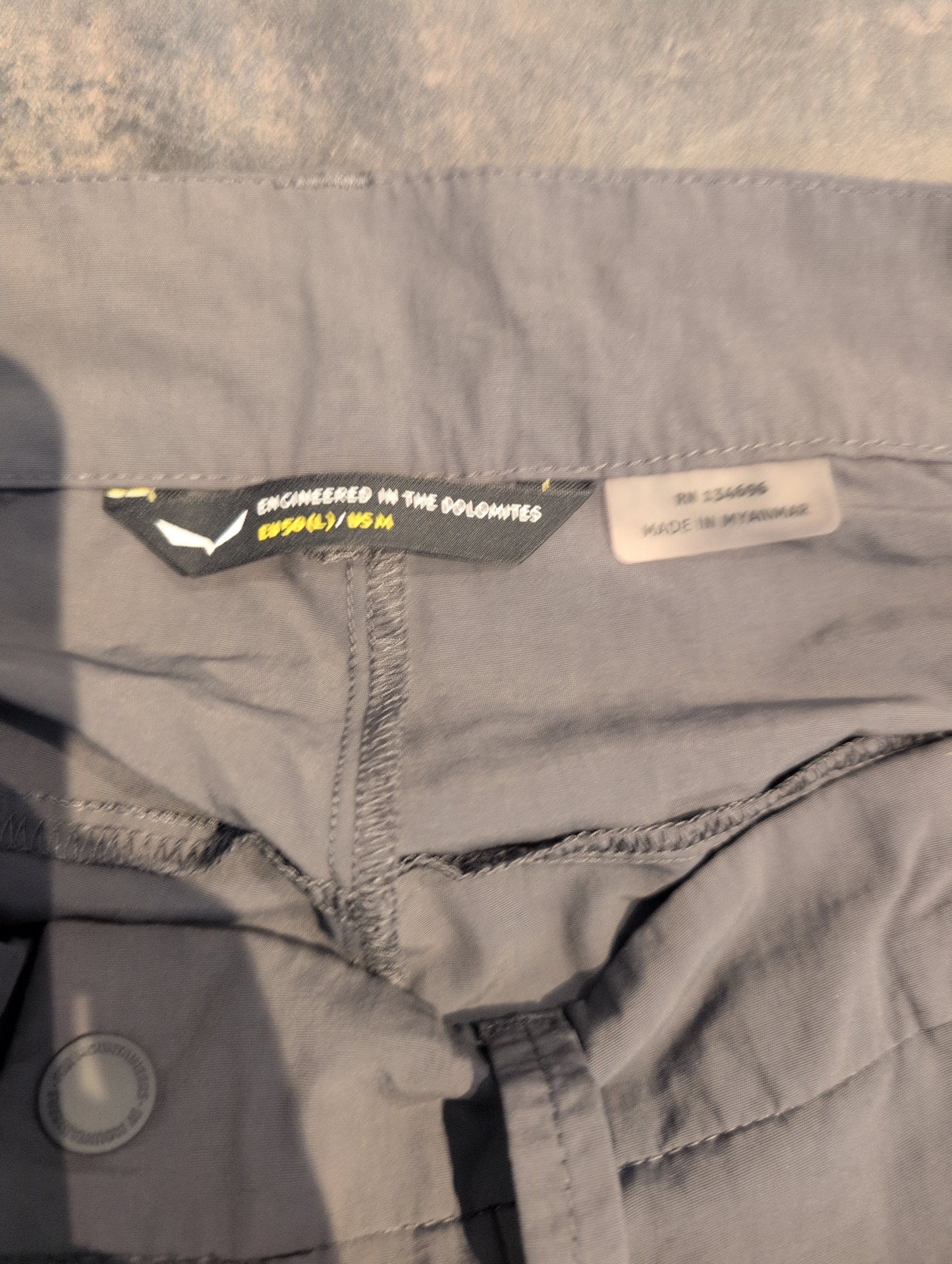 Zip Off Hose von Salewa ( L Herren ) 2in1 grau