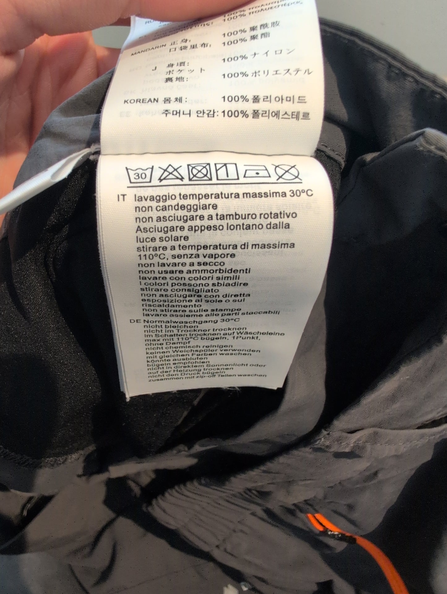 Zip Off Hose von Salewa ( L Herren ) 2in1 grau