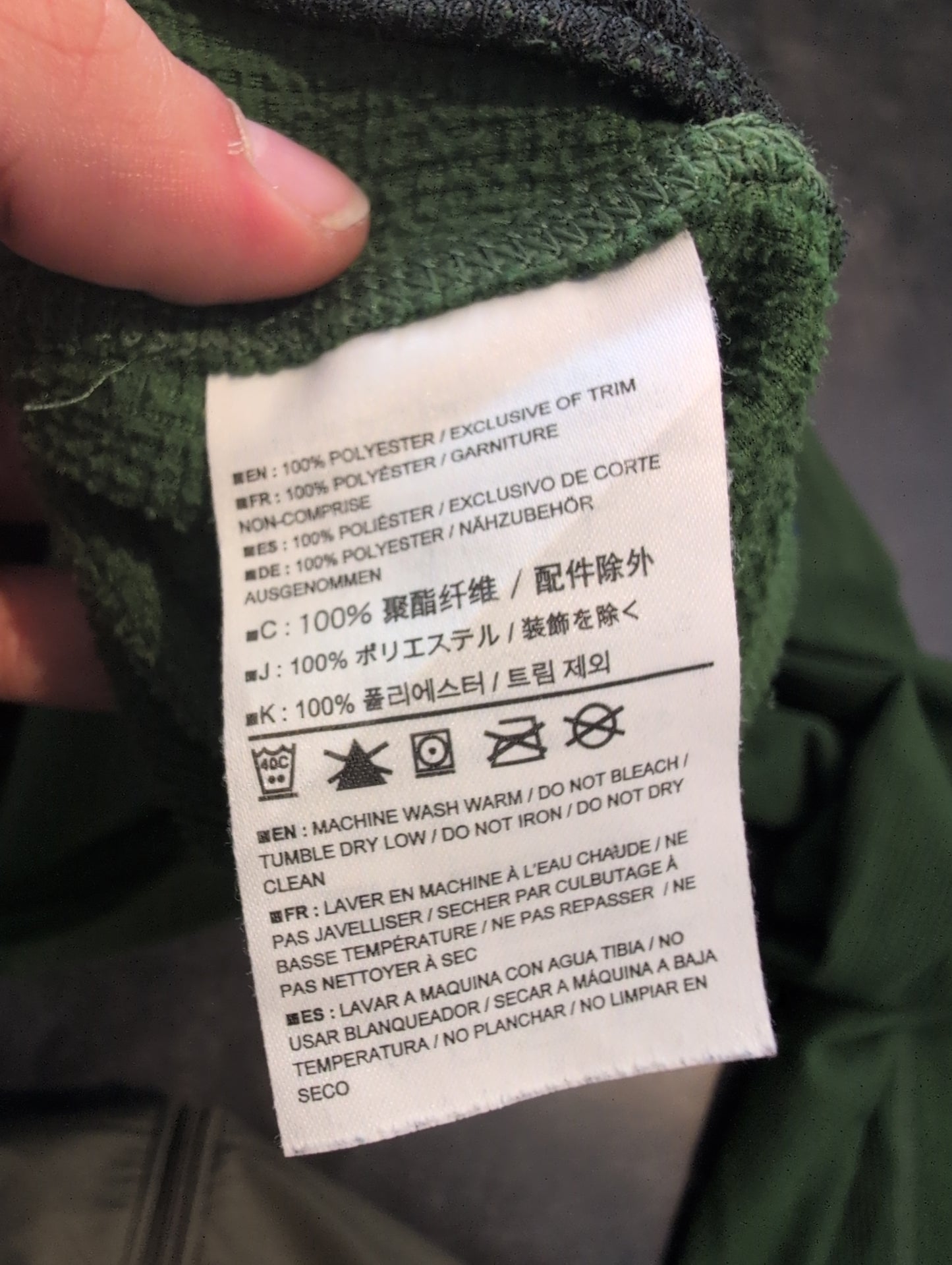 Jacke von Arcteryx (XL Herren) Waffel Fleece Sweatshirt grün