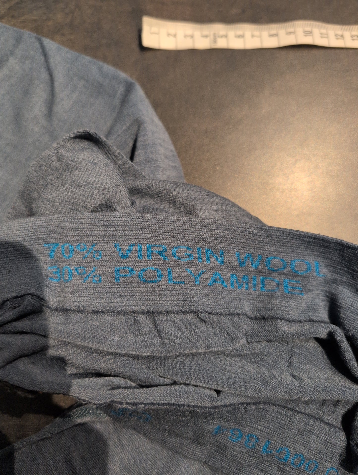 3/4 Lange Unterhose (M Herren) von Ortovox Schurwolle blau