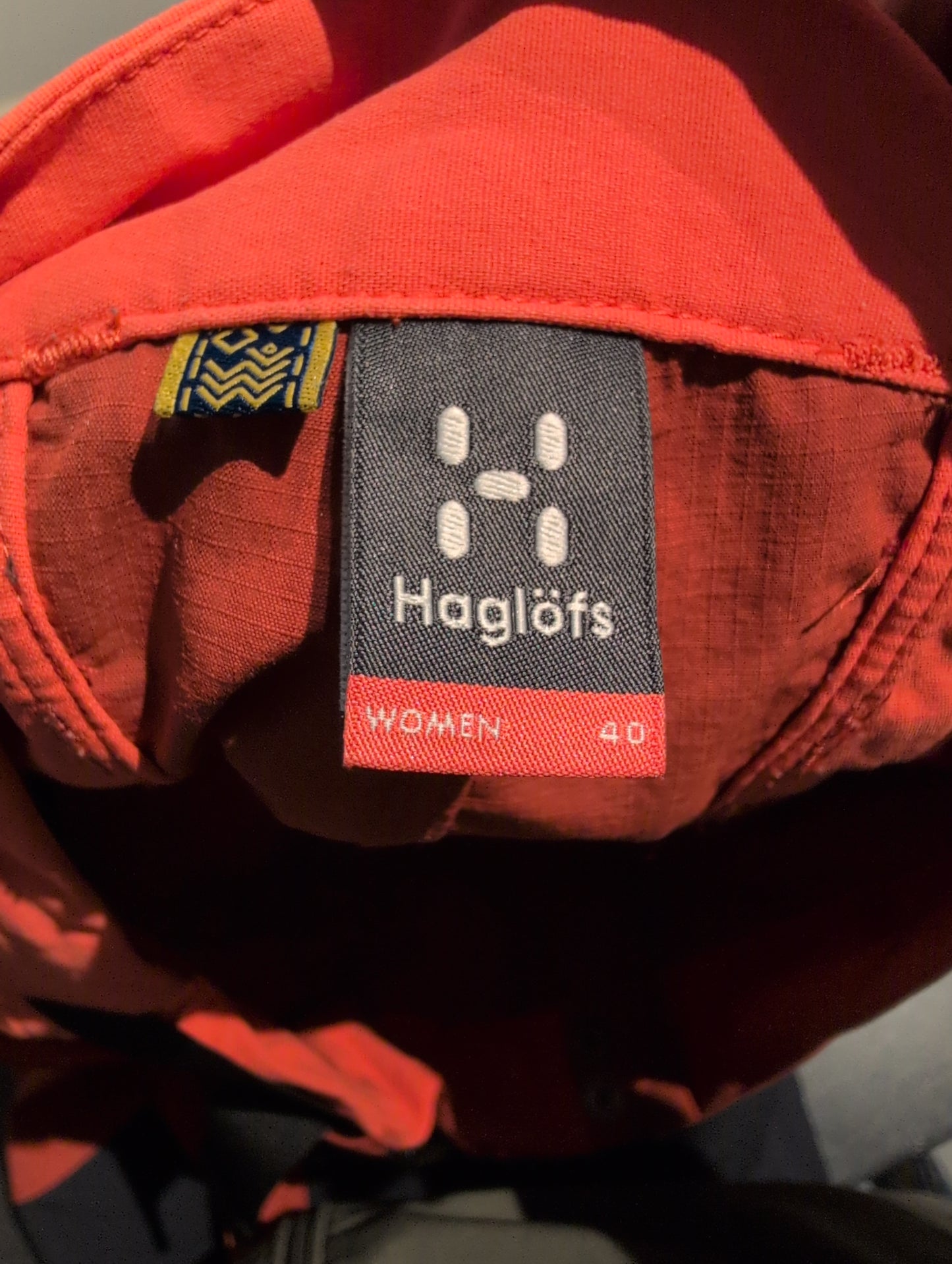 Trekking Hose von Haglöfs (L Damen) Stretch rot